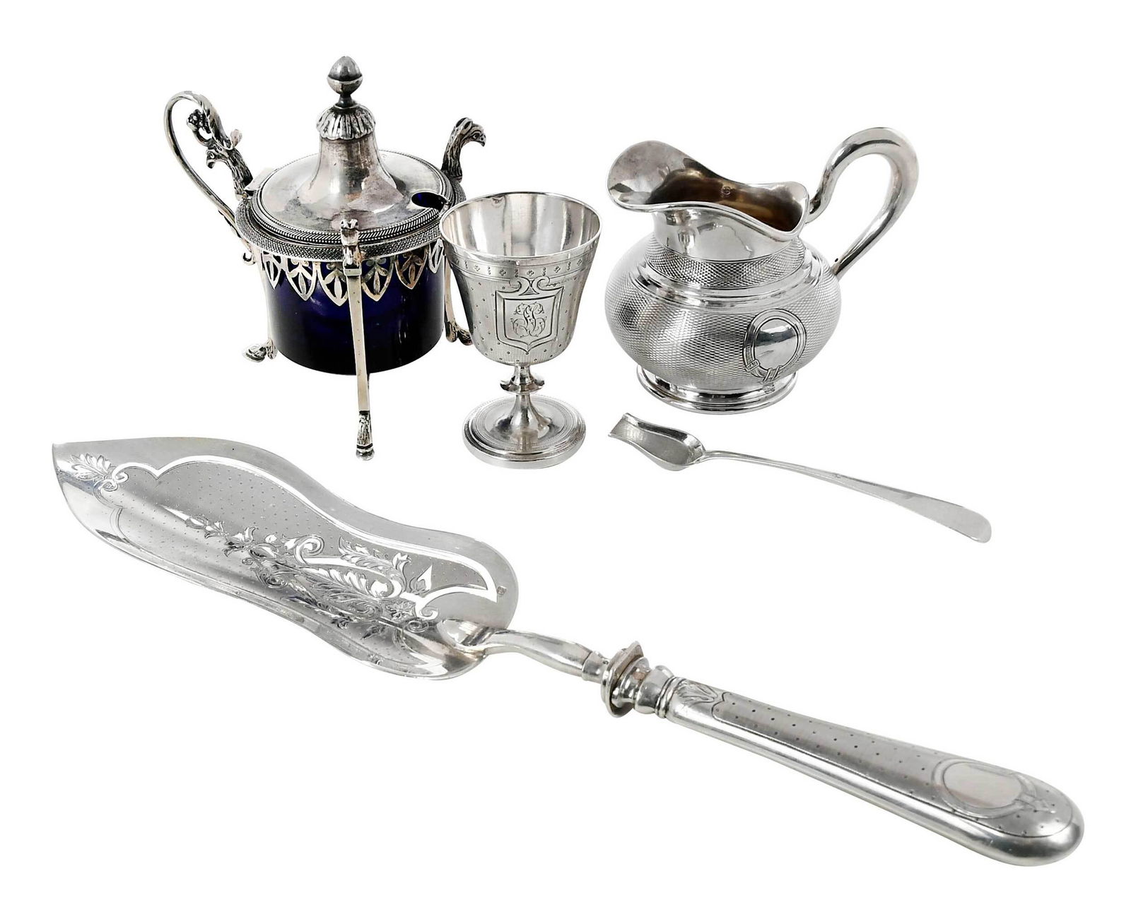 Six French Silver Table Items (1 of 11)