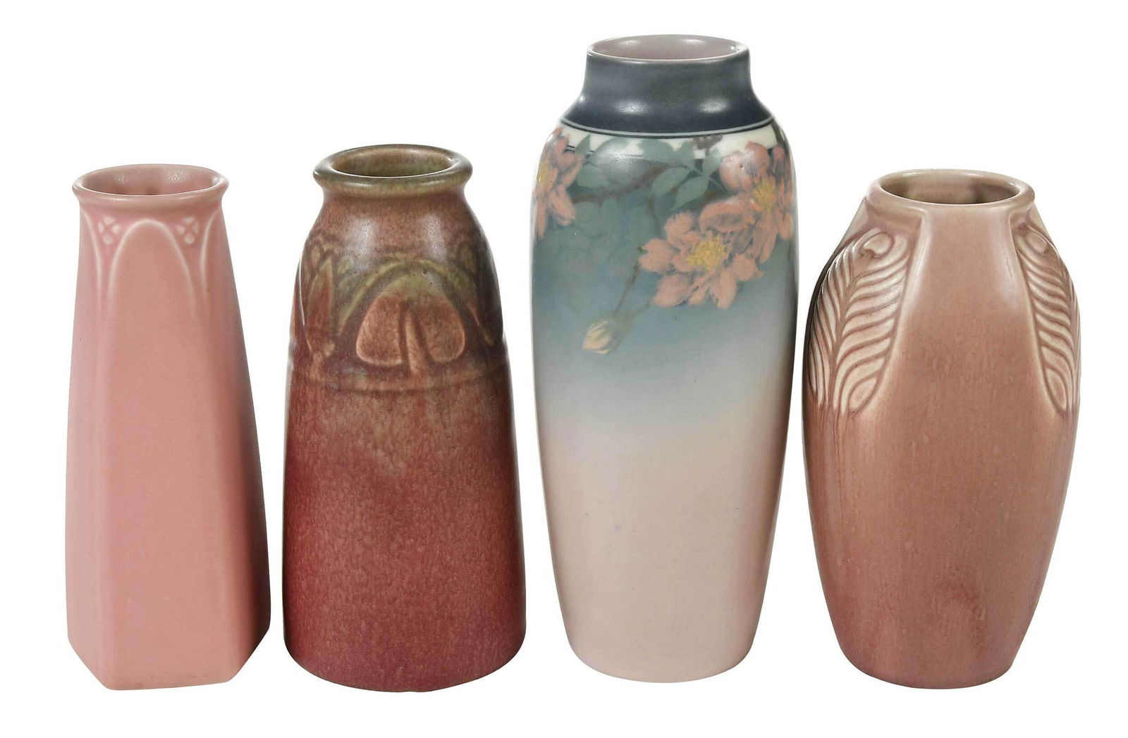 Four Rookwood Art Pottery Vases (1 of 9)