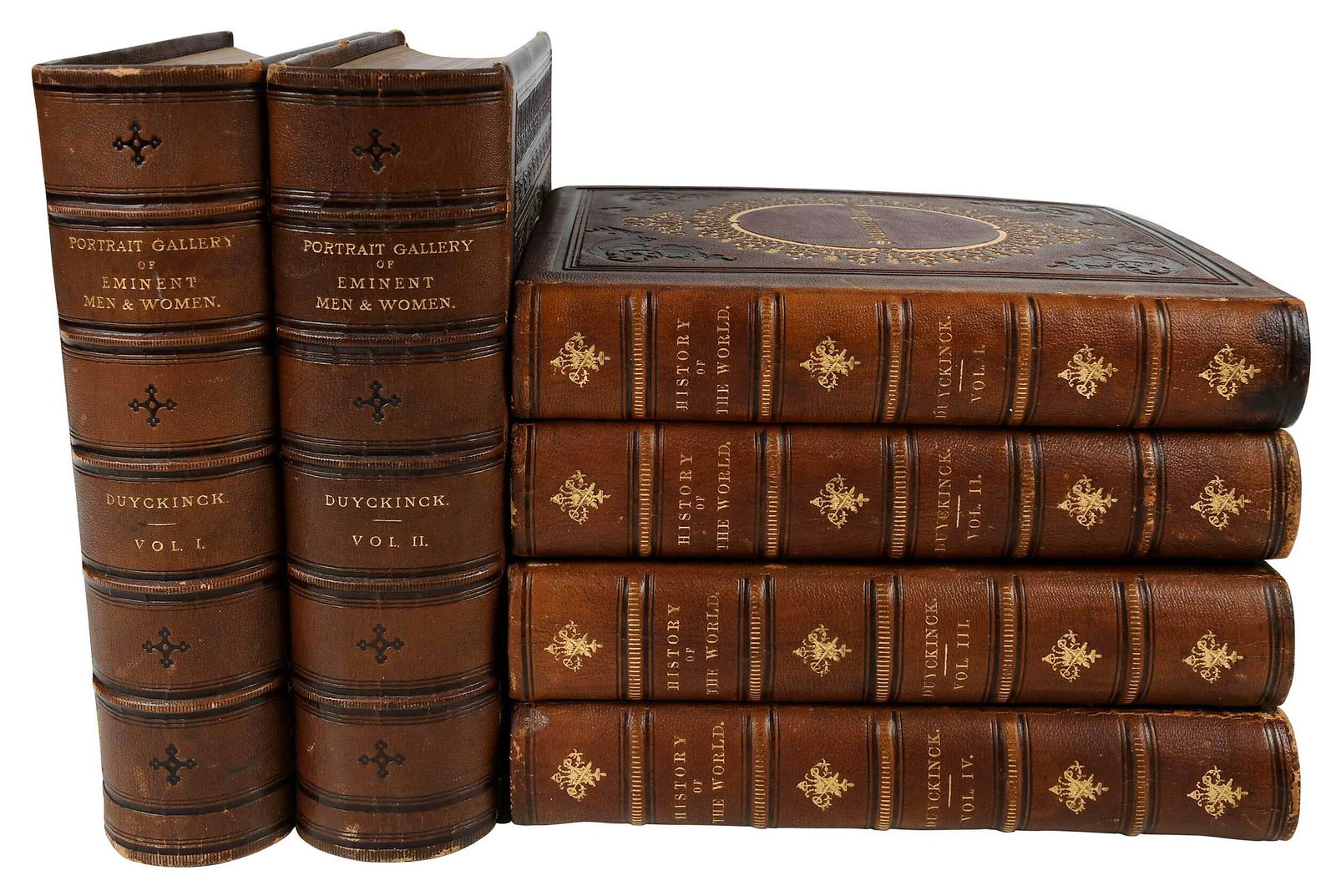 Two Leather Bound Sets by Duyckinck (1 of 13)