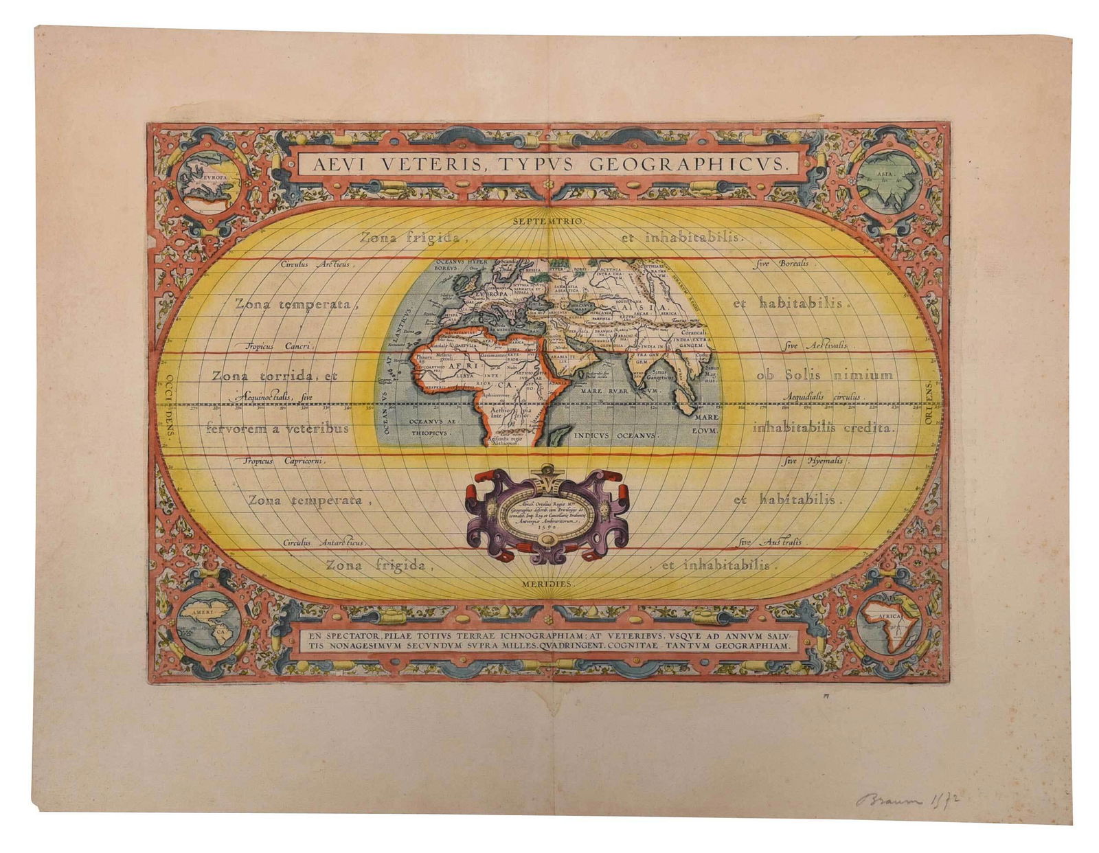 Ortelius - Aevi Veteris, Typus Geographicus (1 of 5)