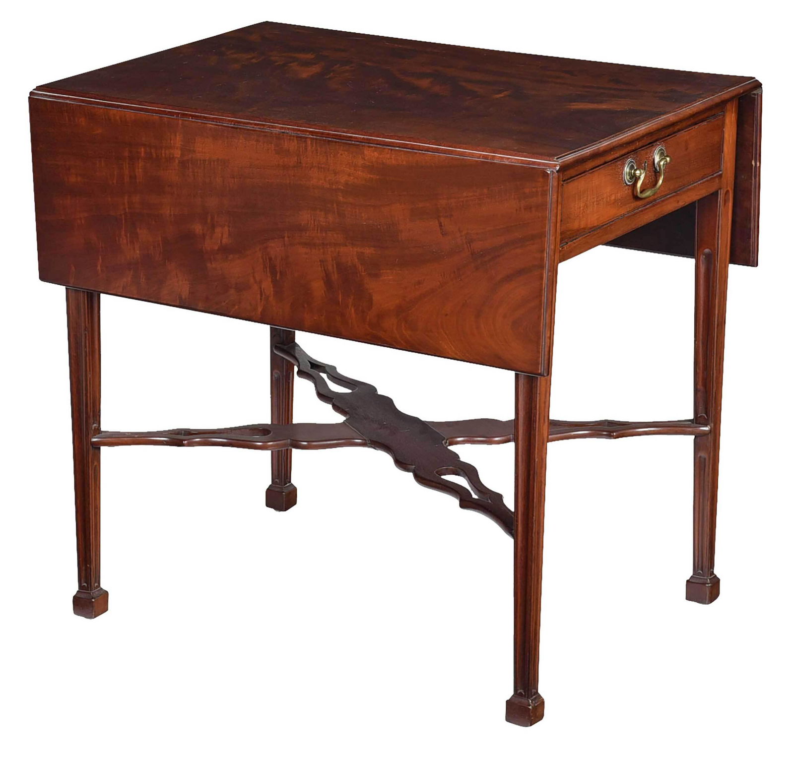 George III Figured Mahogany Pembroke Table (1 of 6)