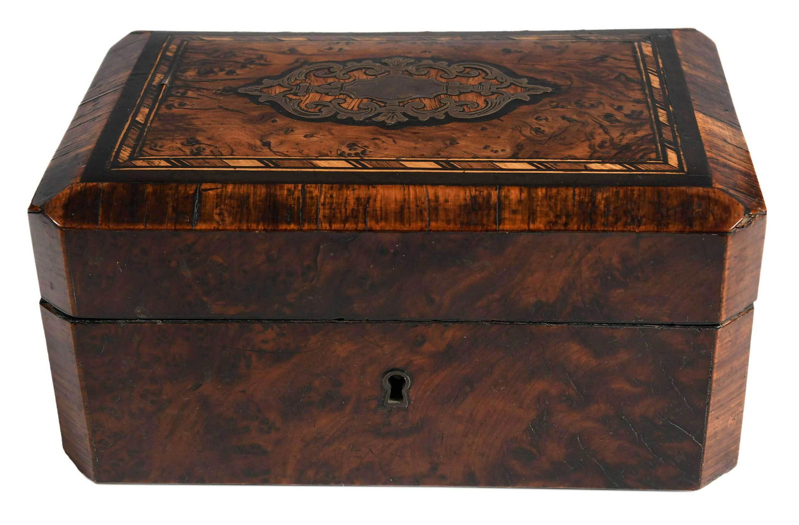 French Burlwood Keepsake Box (1 of 6)