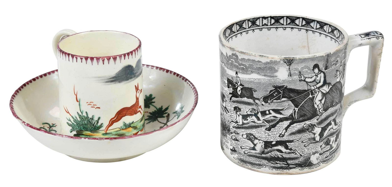 Three Pieces of English Creamware (1 of 9)