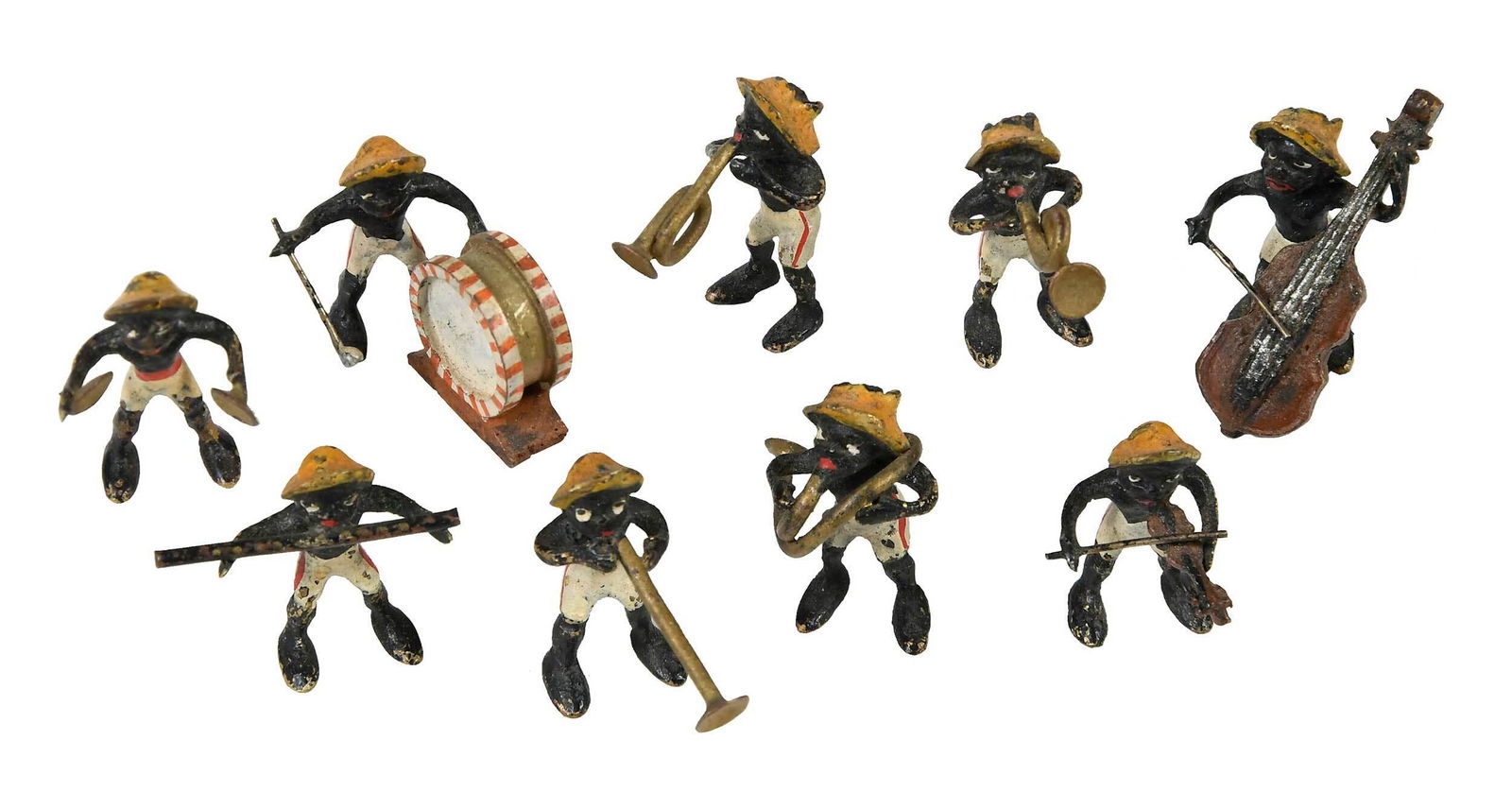 Miniature Cold Painted Bronze Black Americana Band (1 of 8)