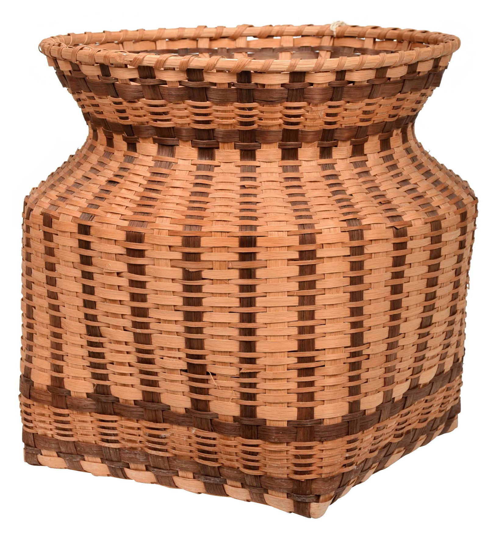 Agnes Welch Woven Cherokee Basket (1 of 5)