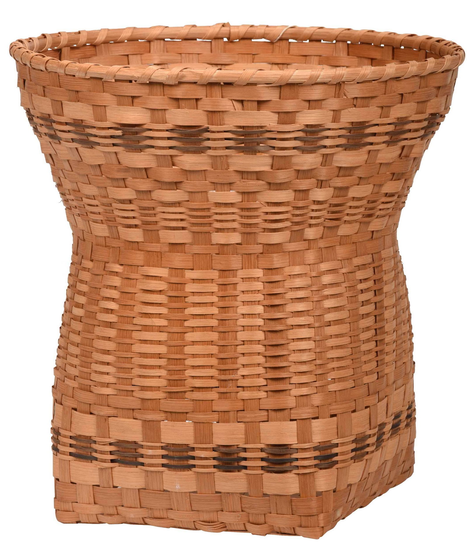 Agnes Welch Woven Cherokee Basket (1 of 4)