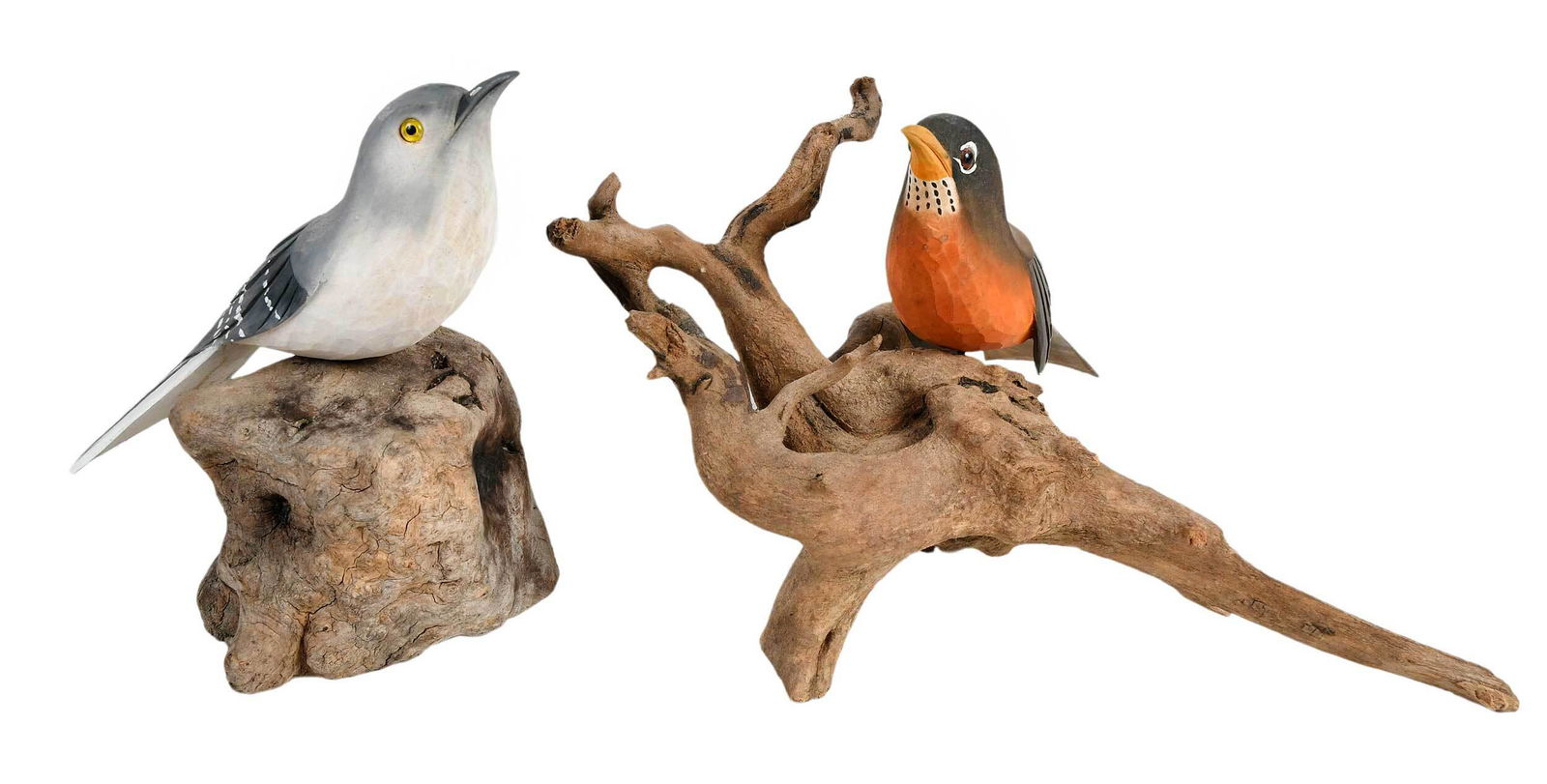 Two Edsel Martin Carved Bird Figural Groups (1 of 10)