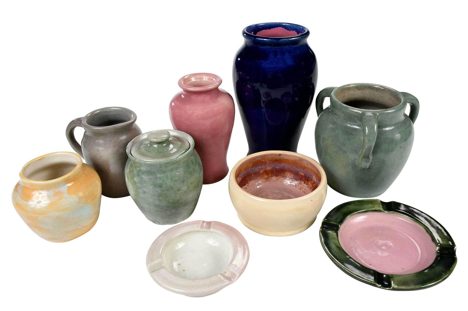 Nine Pieces of Pisgah Forest Pottery (1 of 13)