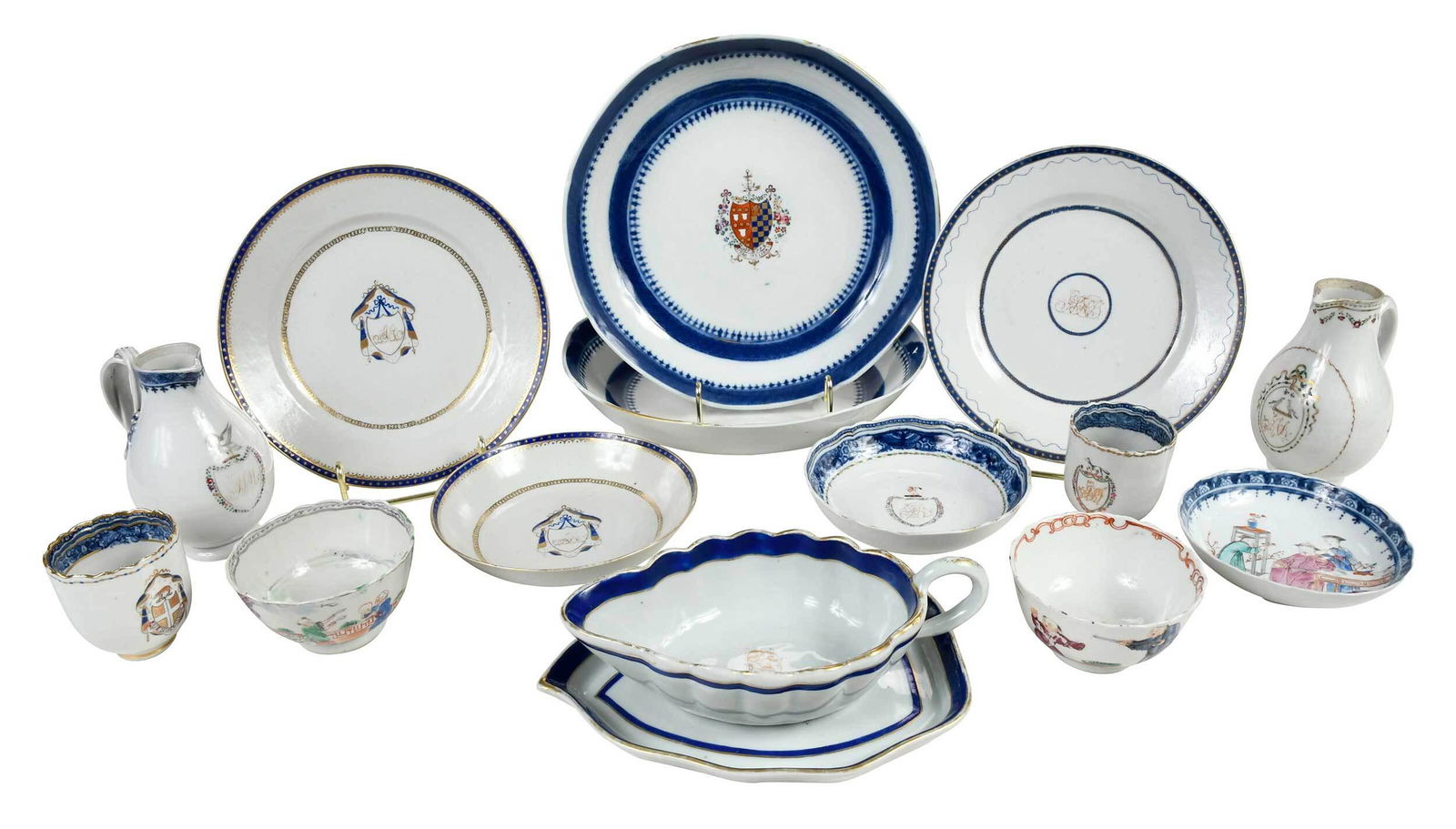15 Pieces of Assorted Chinese Export Porcelain (1 of 13)