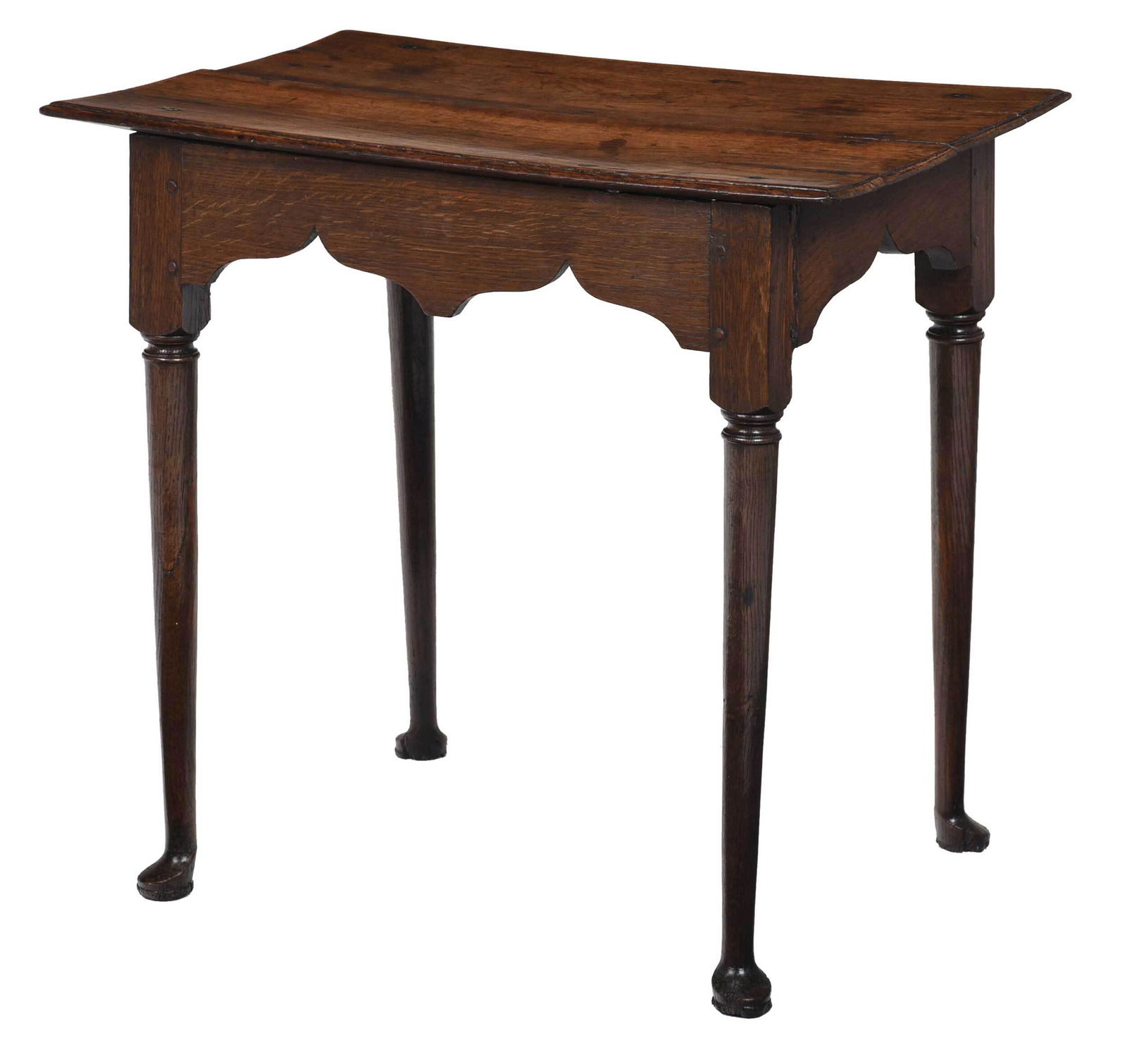 Provincial Queen Anne Elm Tea Table (1 of 5)
