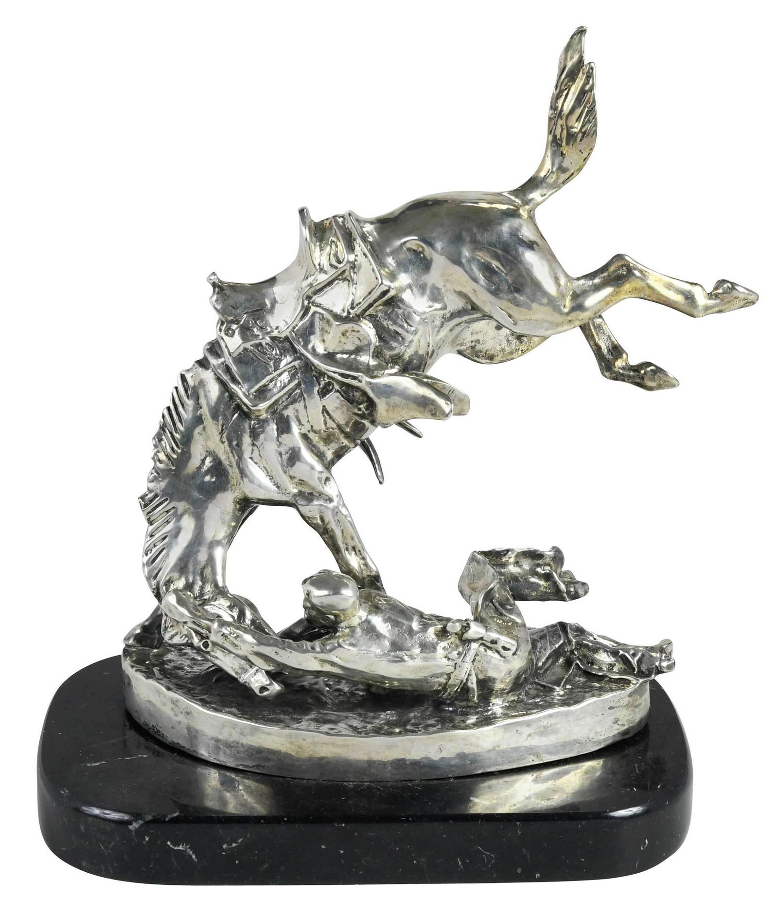 Miniature Silver Figure, After Frederic Remington (1 of 7)