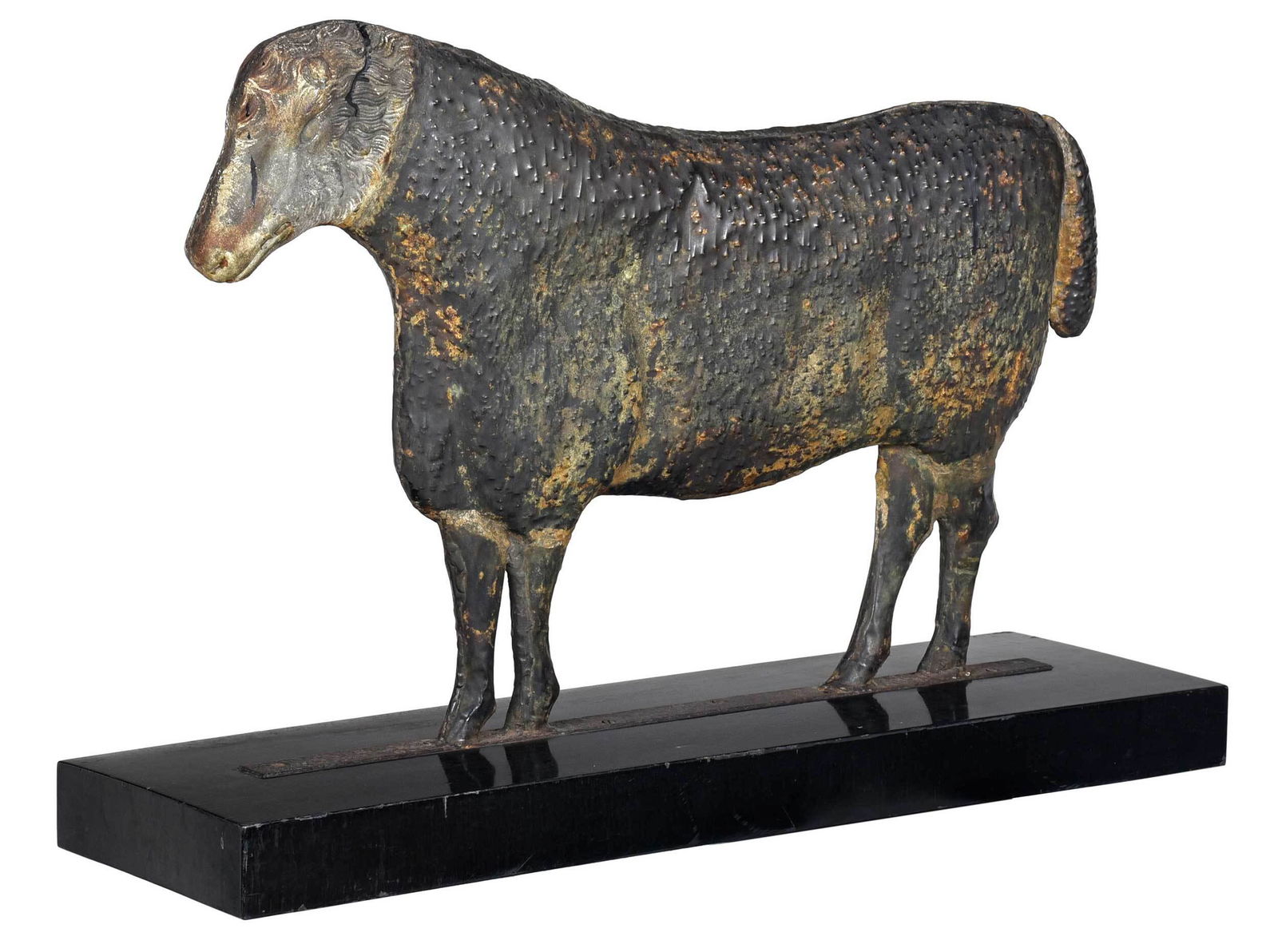 American Cast Zinc/Molded Copper Ewe Form Weathervane (1 of 6)