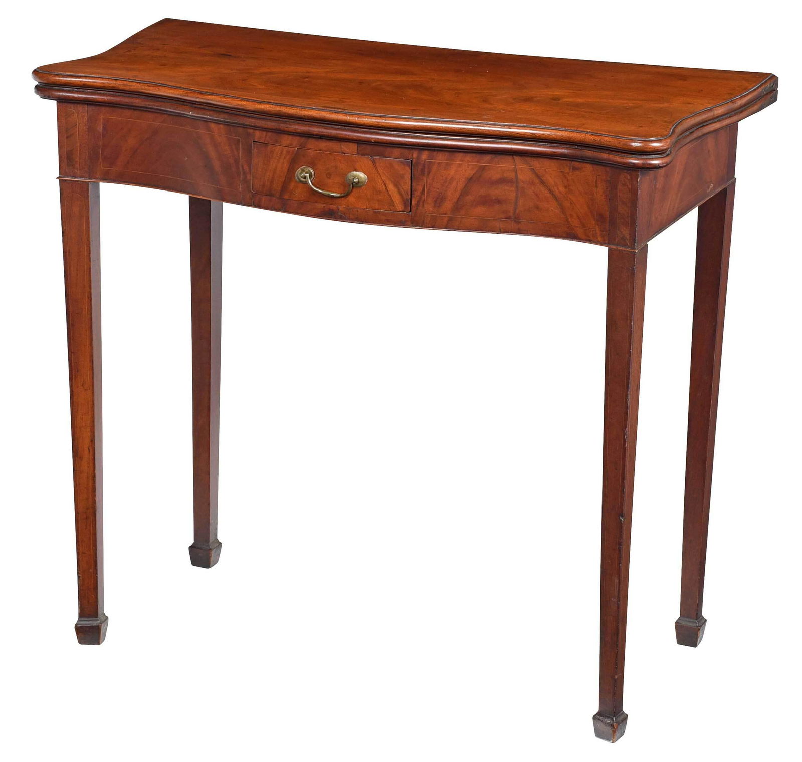 Southern Federal Inlaid Mahogany Card Table (1 of 7)