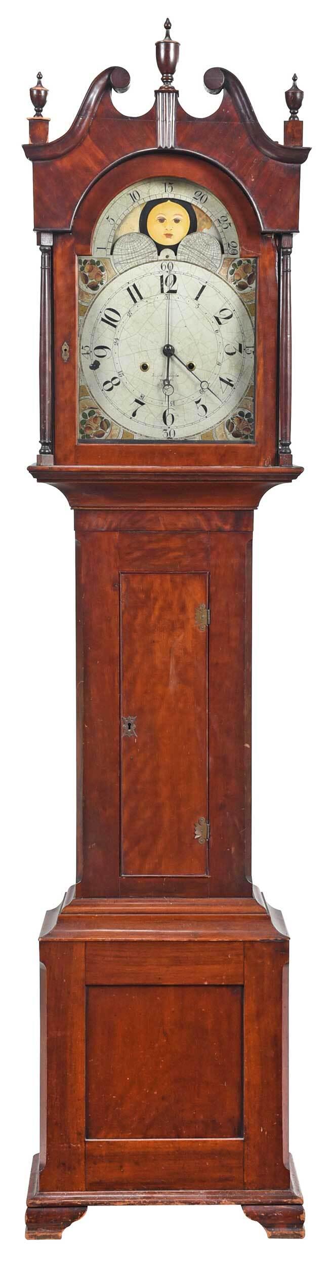 York, Pennsylvania Federal Cherry Tall Case Clock (1 of 12)