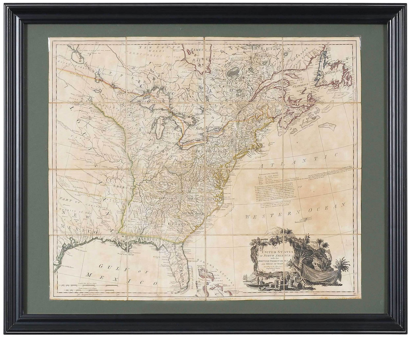 Faden - United States of North America, Map (1 of 6)