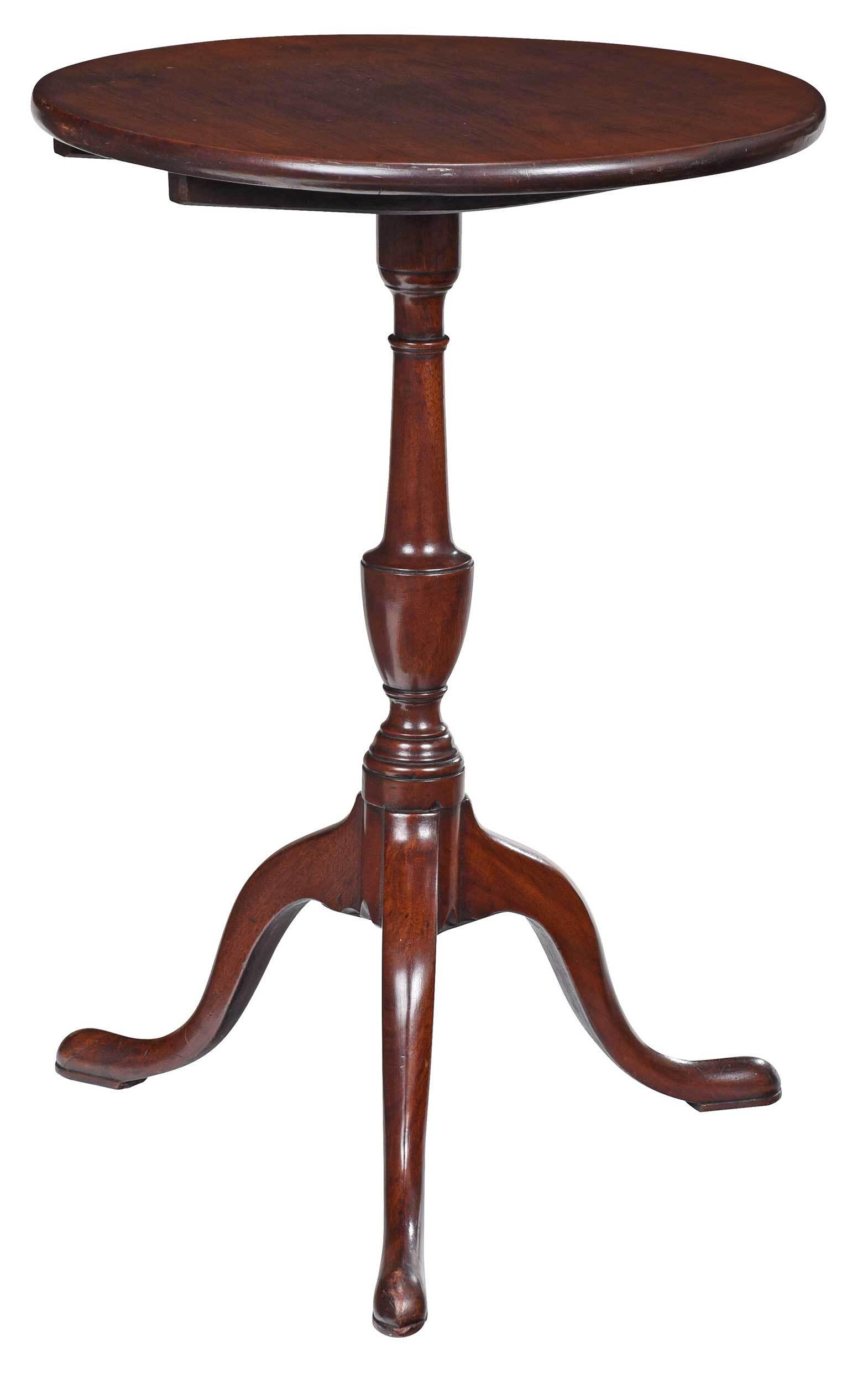American Federal Mahogany Tilt Top Candlestand (1 of 6)