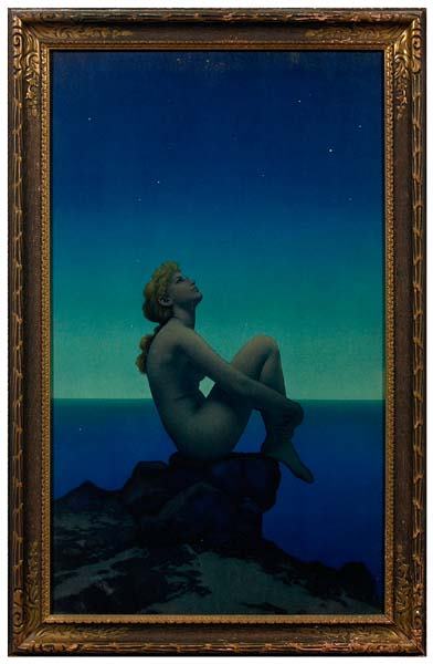380 Maxfield Parrish Print Stars Jun 11 2005 Brunk Auctions In Nc