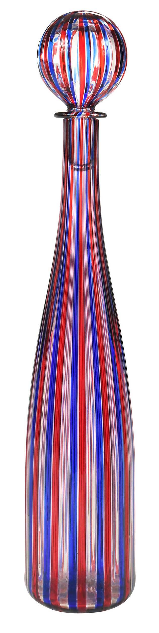 Gio Ponti for Venini, "Morandiane" Bottle and Stopper (1 of 11)