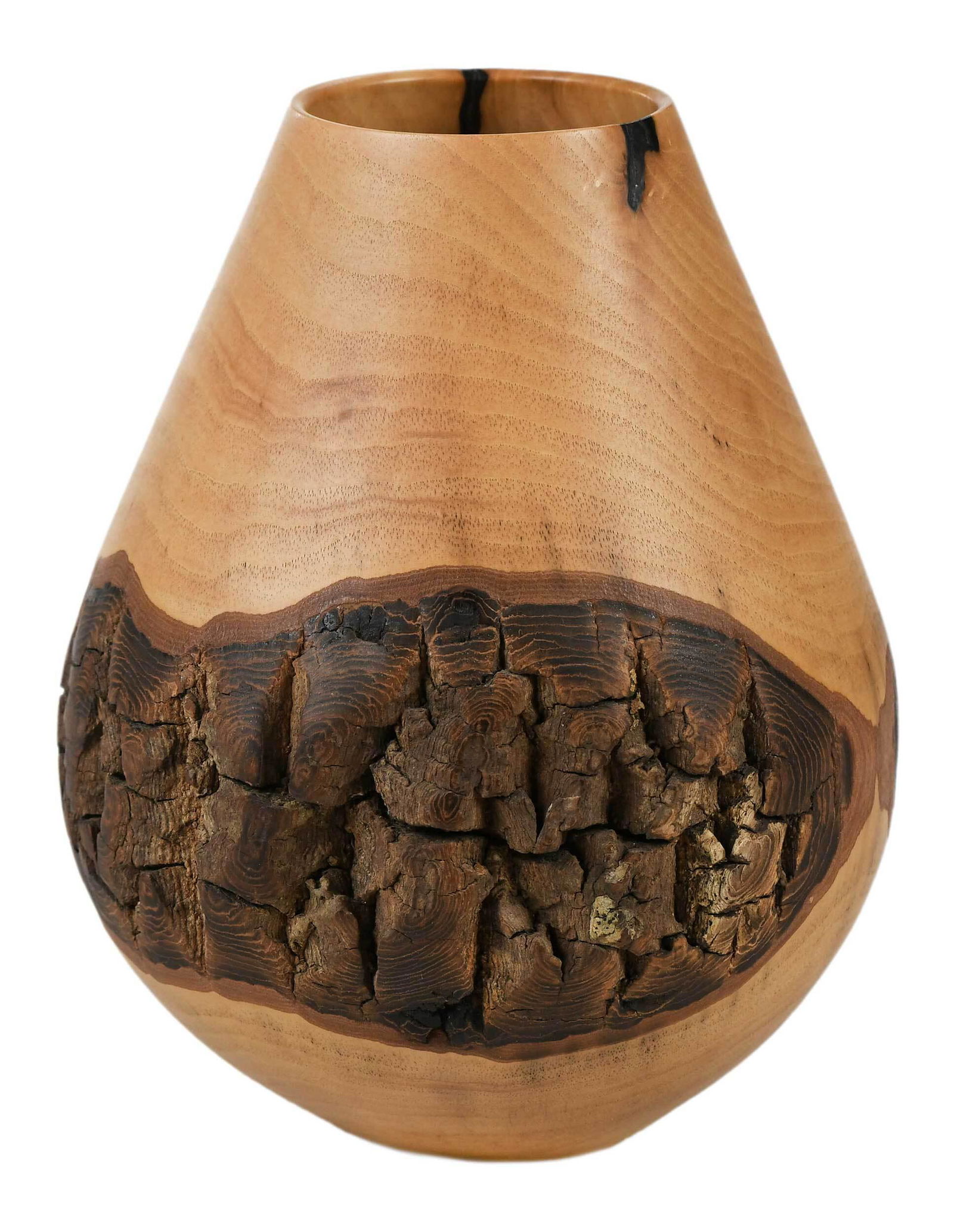 S”ren Berger Turned Natural Wood Vase (1 of 11)