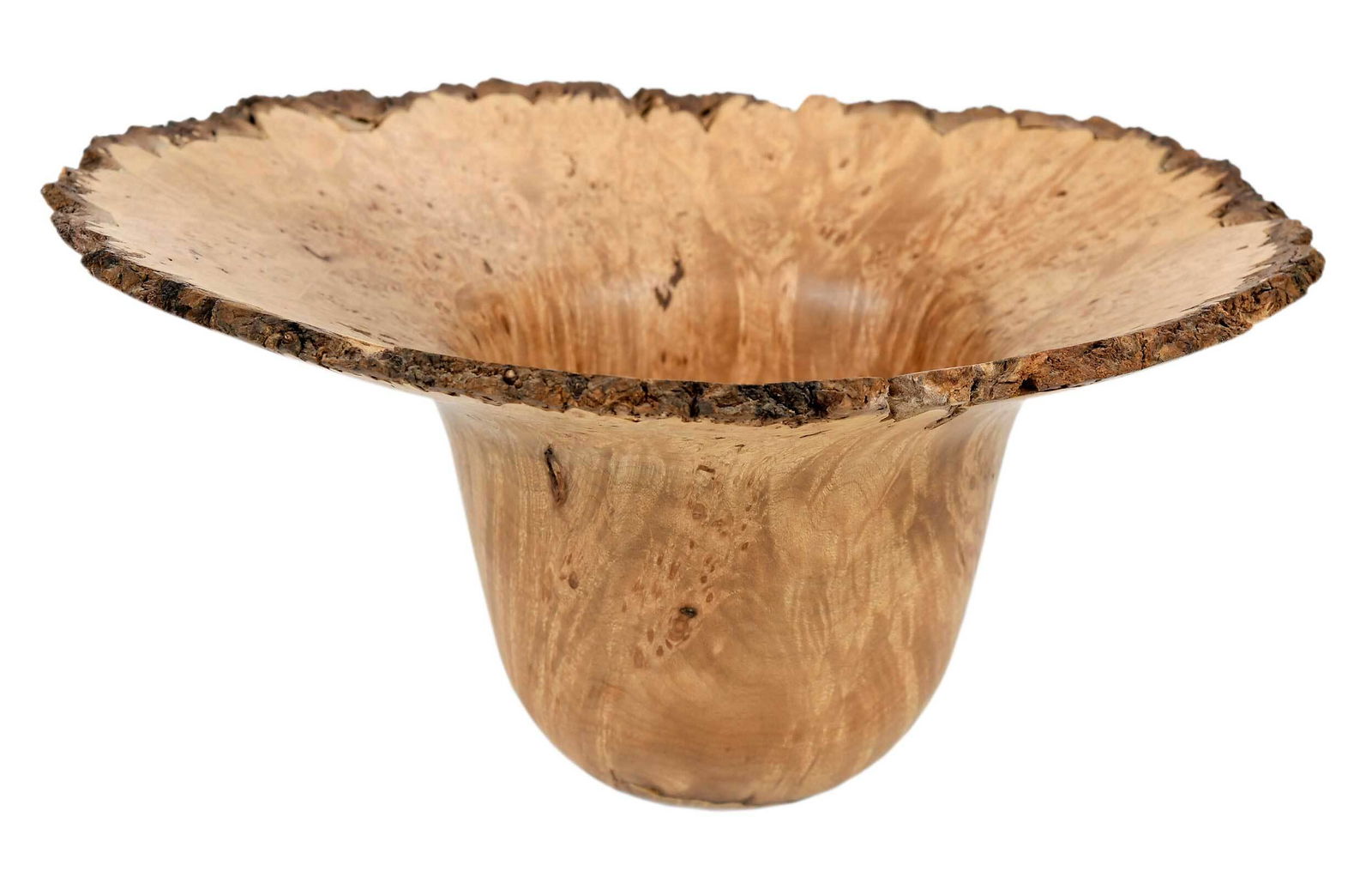 Don Mitchell Maple Burl Natural Edge Vessel (1 of 10)
