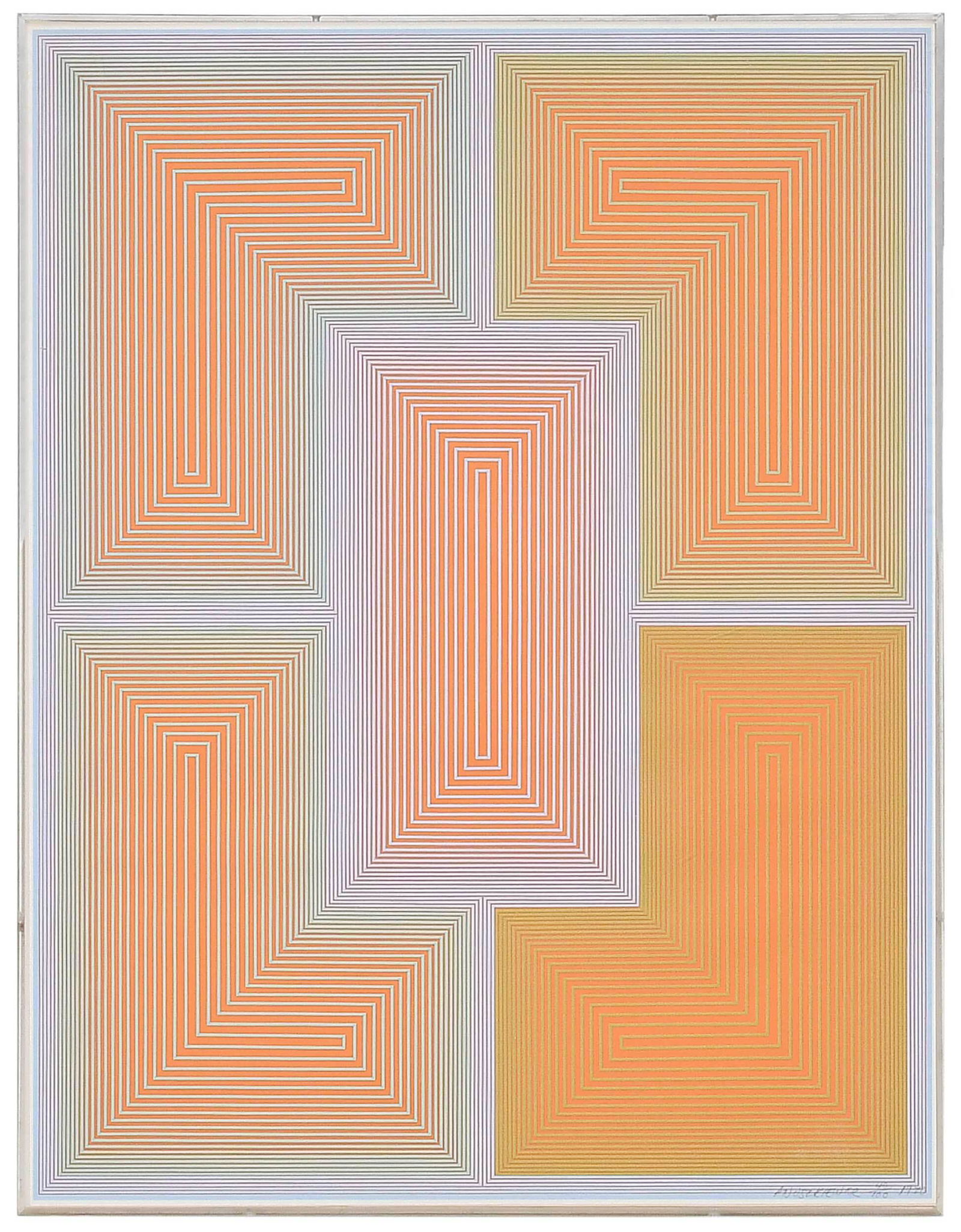 Richard Joseph Anuszkiewicz Screenprint, 1970 (1 of 7)