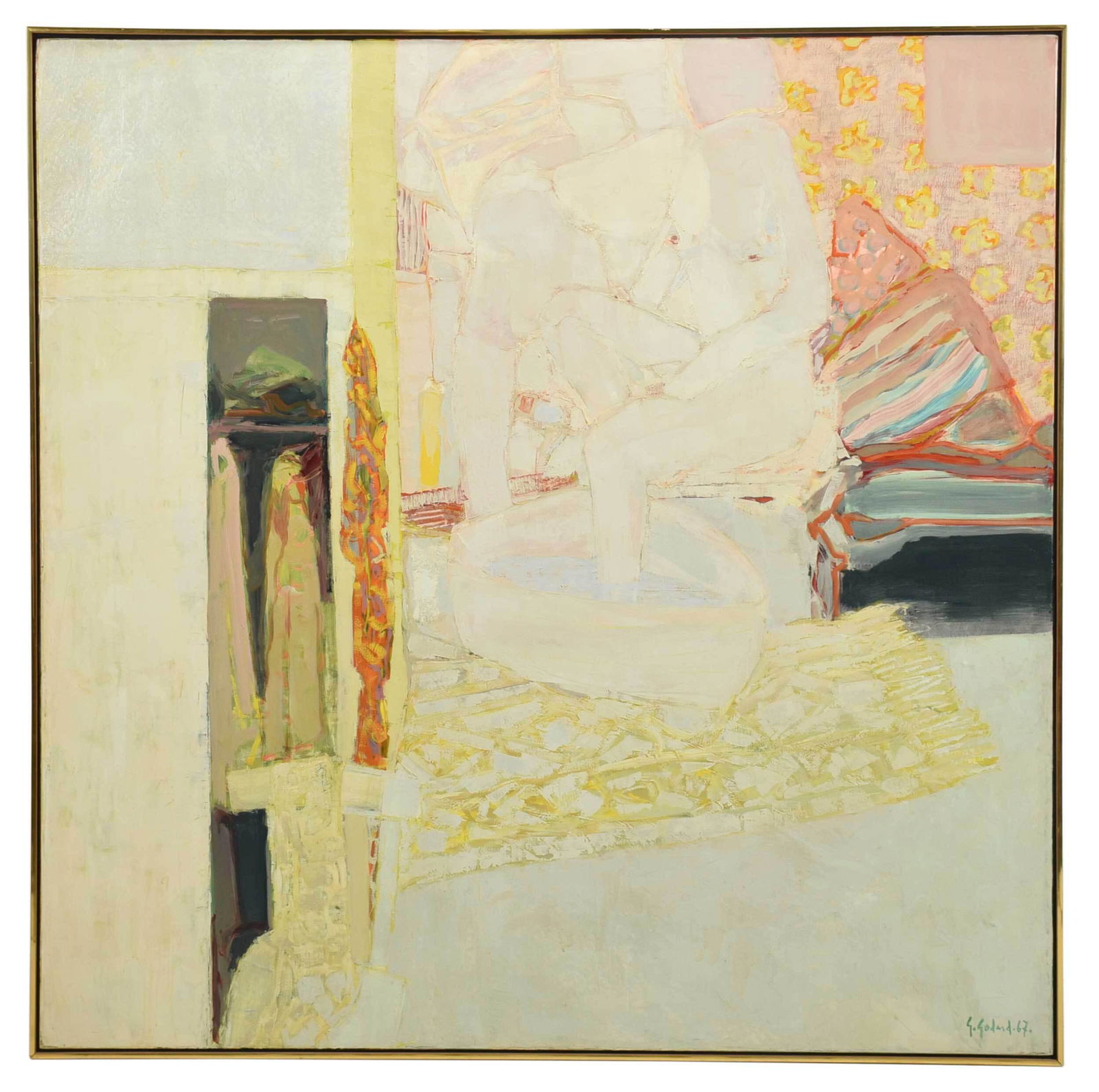 Gabriel Godard Abstract Figural Painting (1 of 7)