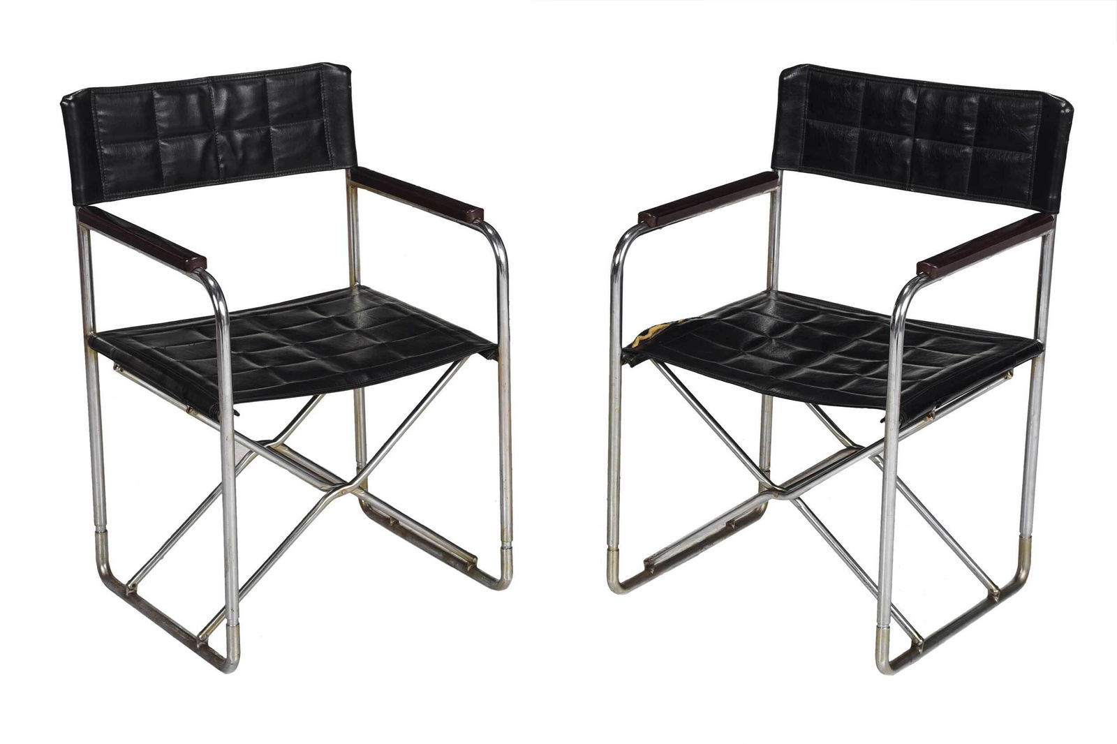 Pair Takeshi Nii/Uchida Mid Century Director's Chairs (1 of 7)