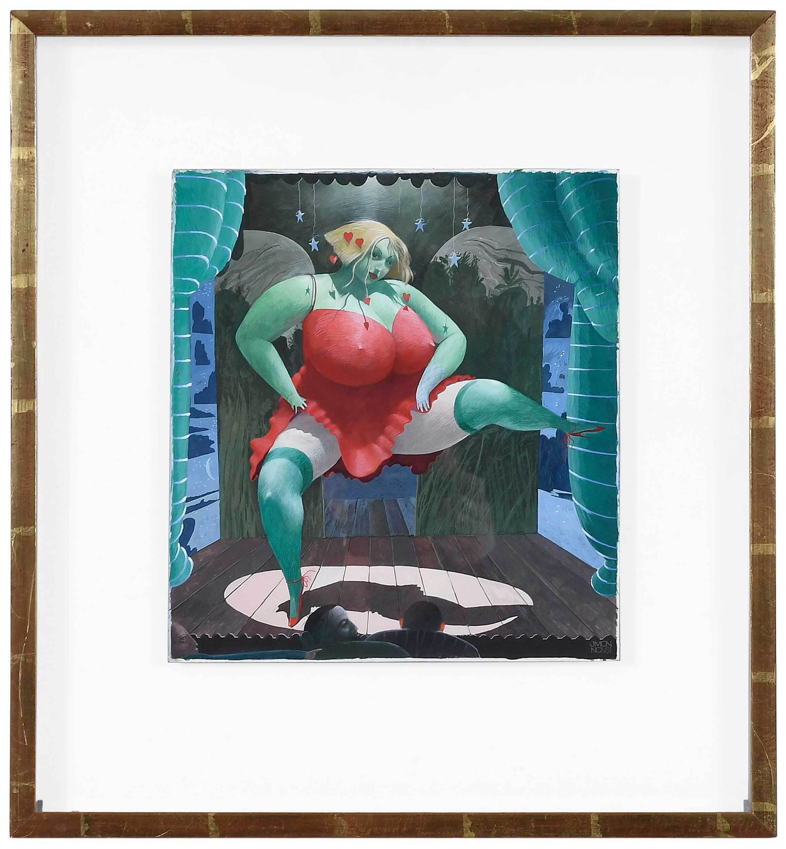 James McNaught Surrealist Figural Painting (1 of 9)