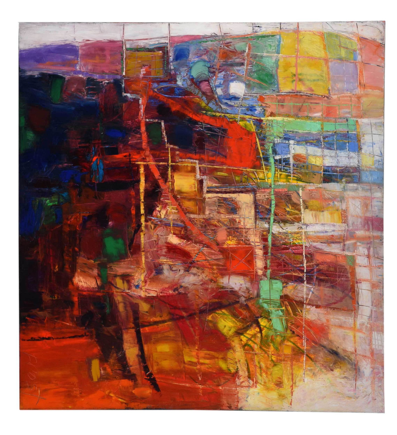 Jerry Frost Abstract Painting (1 of 4)