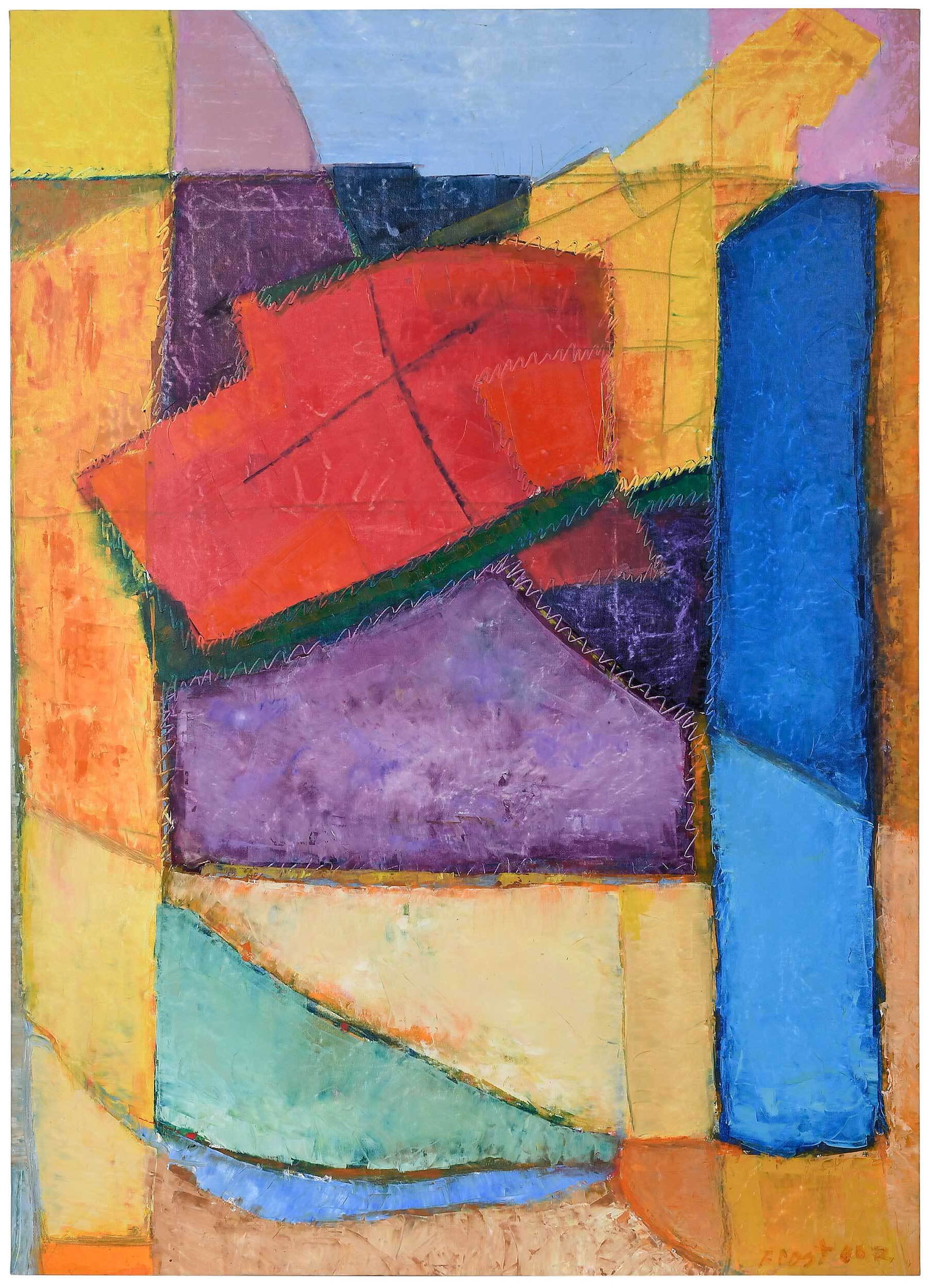 Jerry Lee Frost Abstract Painting (1 of 4)