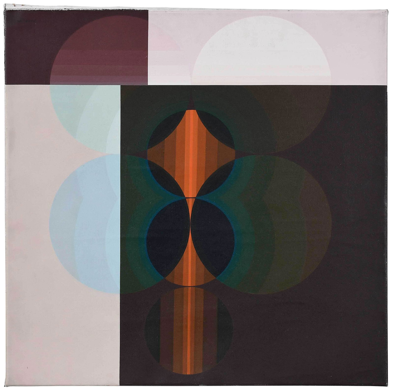 Oscar Mario Deza Geometric Abstract Painting (1 of 7)