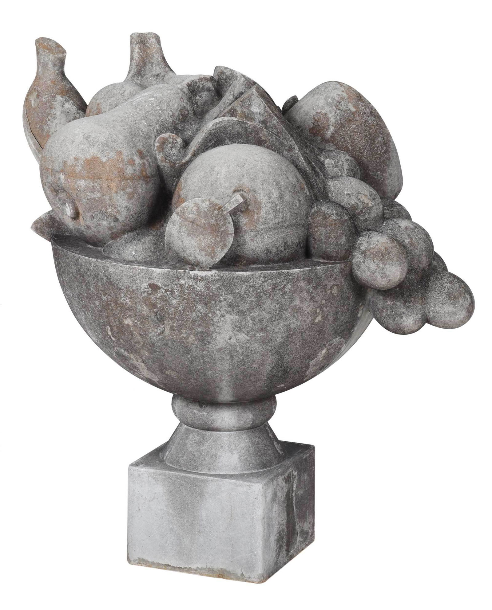 Monumental Bowl of Fruit Garden Sculpture (1 of 5)