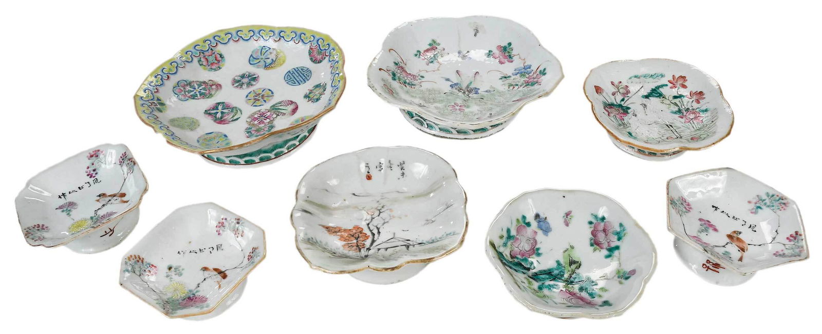 Eight Chinese Porcelain Rice Bowls (1 of 11)