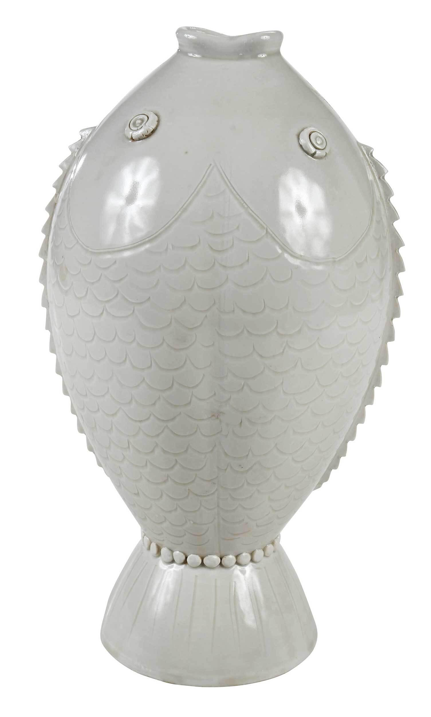 Chinese Cizhou Type Earthenware Fish Vase (1 of 6)