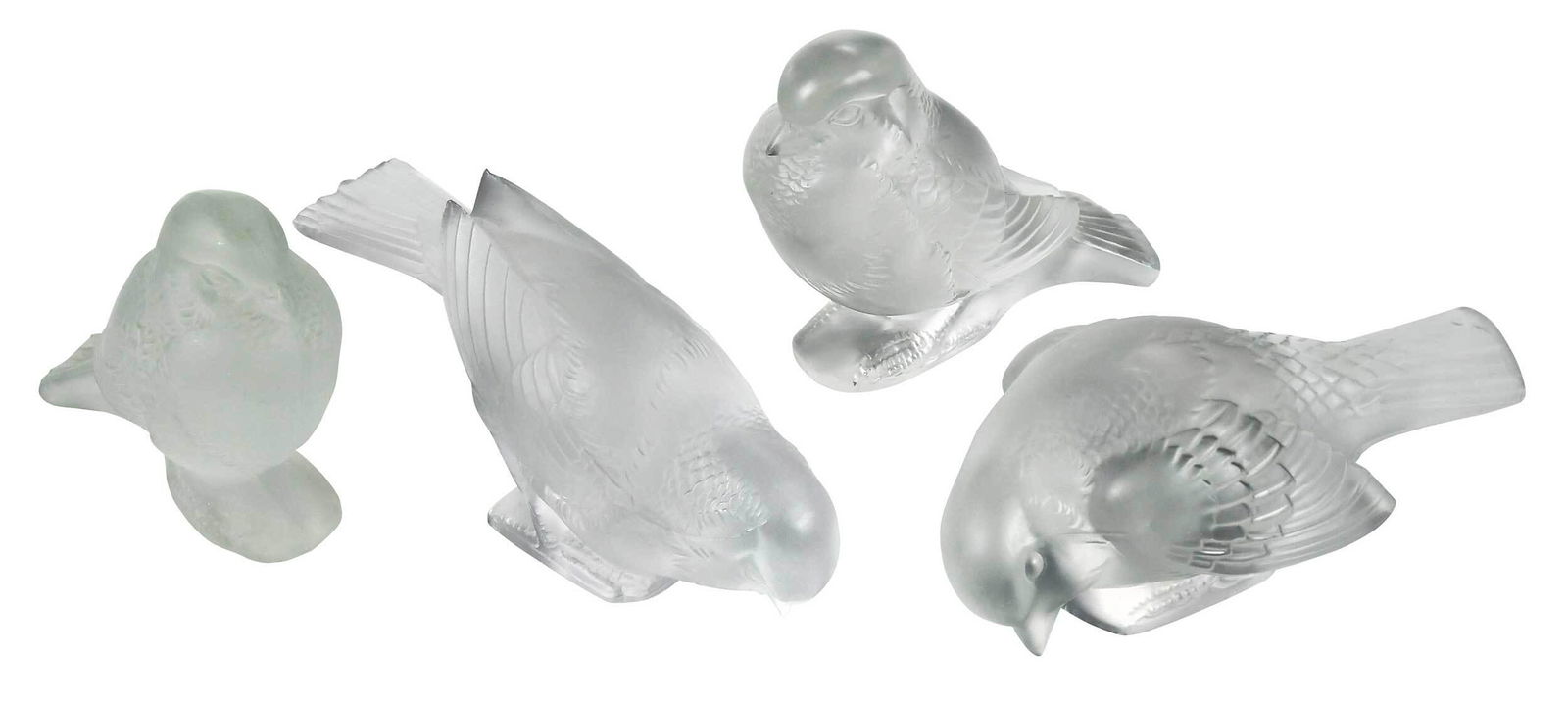 Three Rene Lalique Crystal Birds (1 of 10)