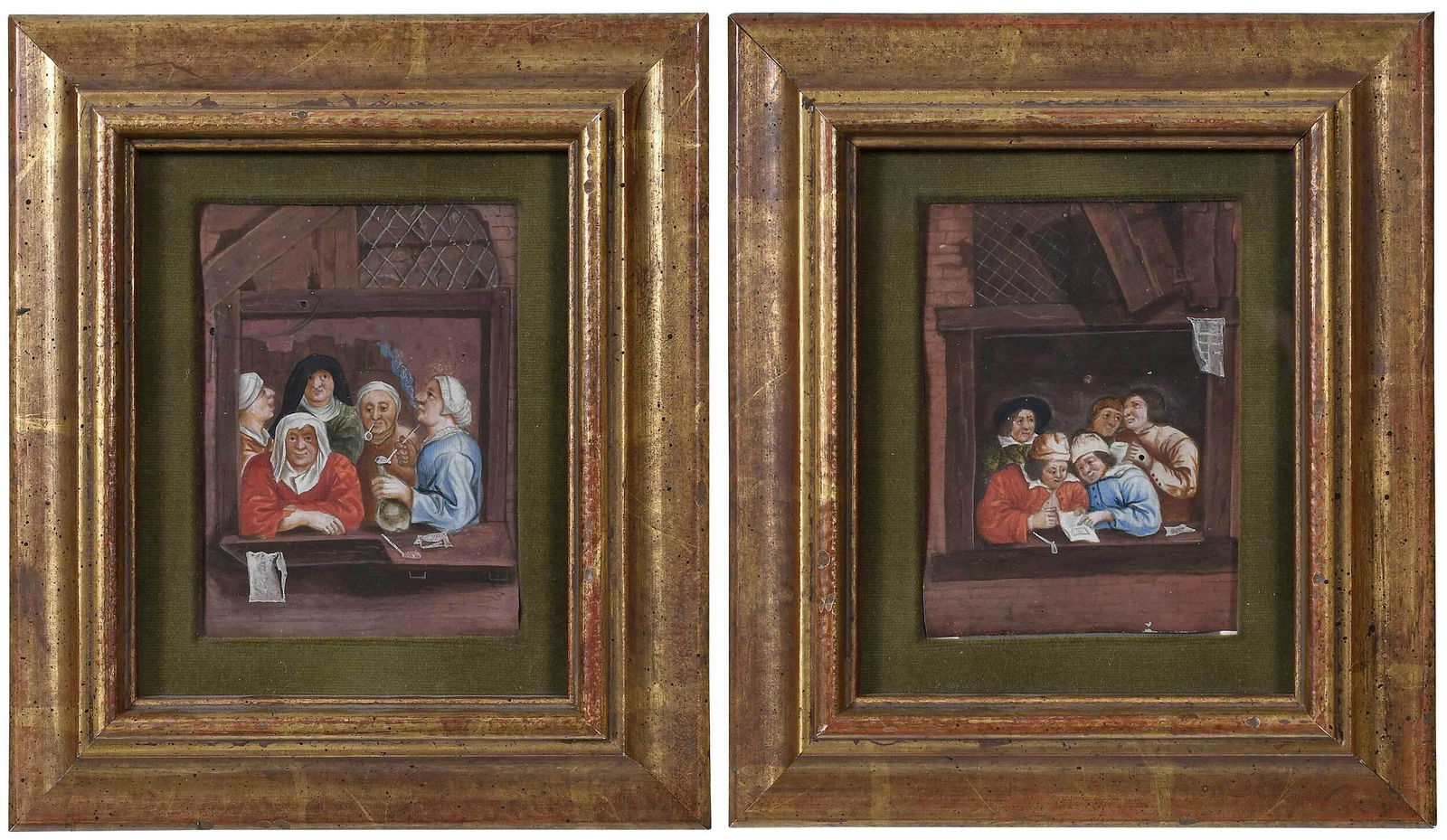 Pair of Dutch School Genre Scenes (1 of 7)