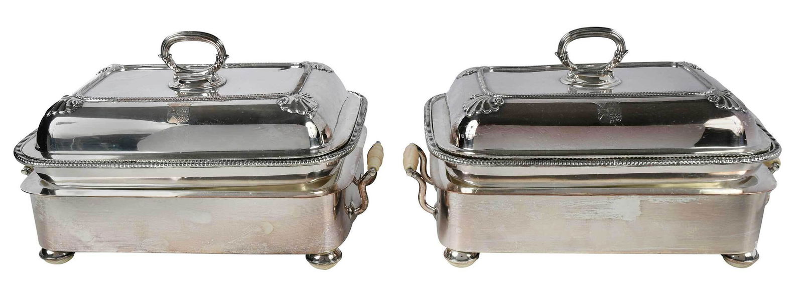 Pair of English Old Sheffield Plate Entree Servers (1 of 8)