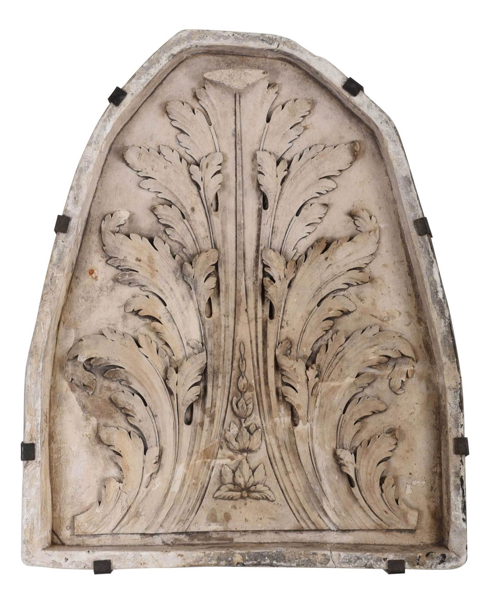 Large Leaf Decorated Molded Architectural Panel (1 of 3)