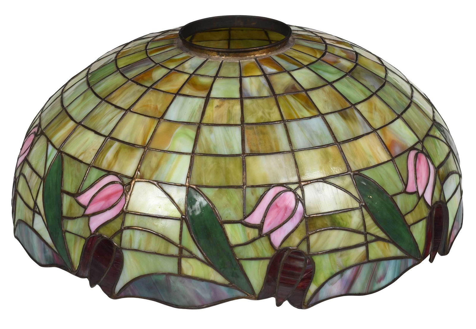 Goodwin & Kintz Leaded Glass Lamp Shade (1 of 16)