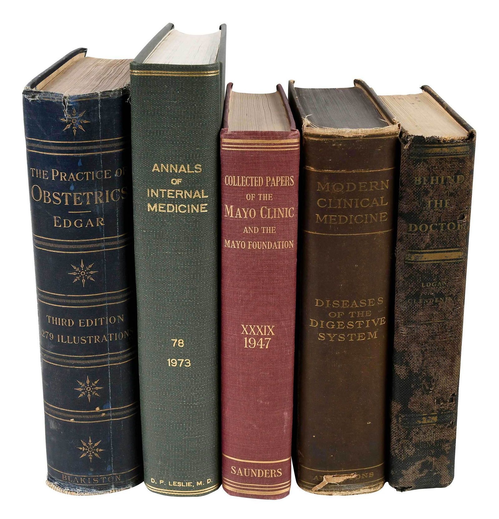 Group of 49 Cloth Bound Medical Books (1 of 7)