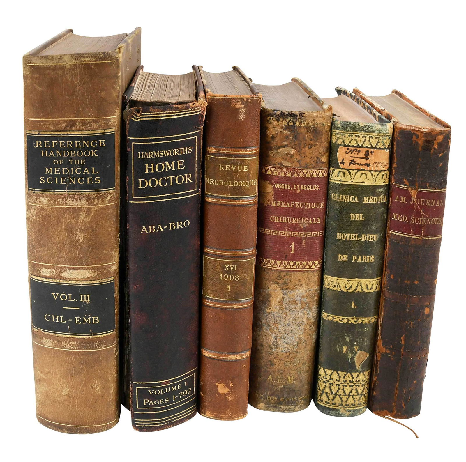 Group of 21 Leatherbound Medical Books (1 of 9)