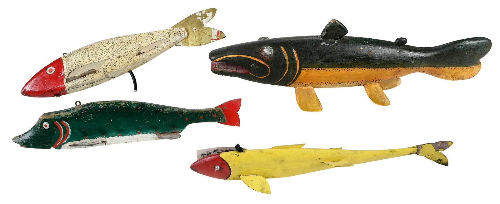 Group of Four Freshwater Fishing Decoys (1 of 7)
