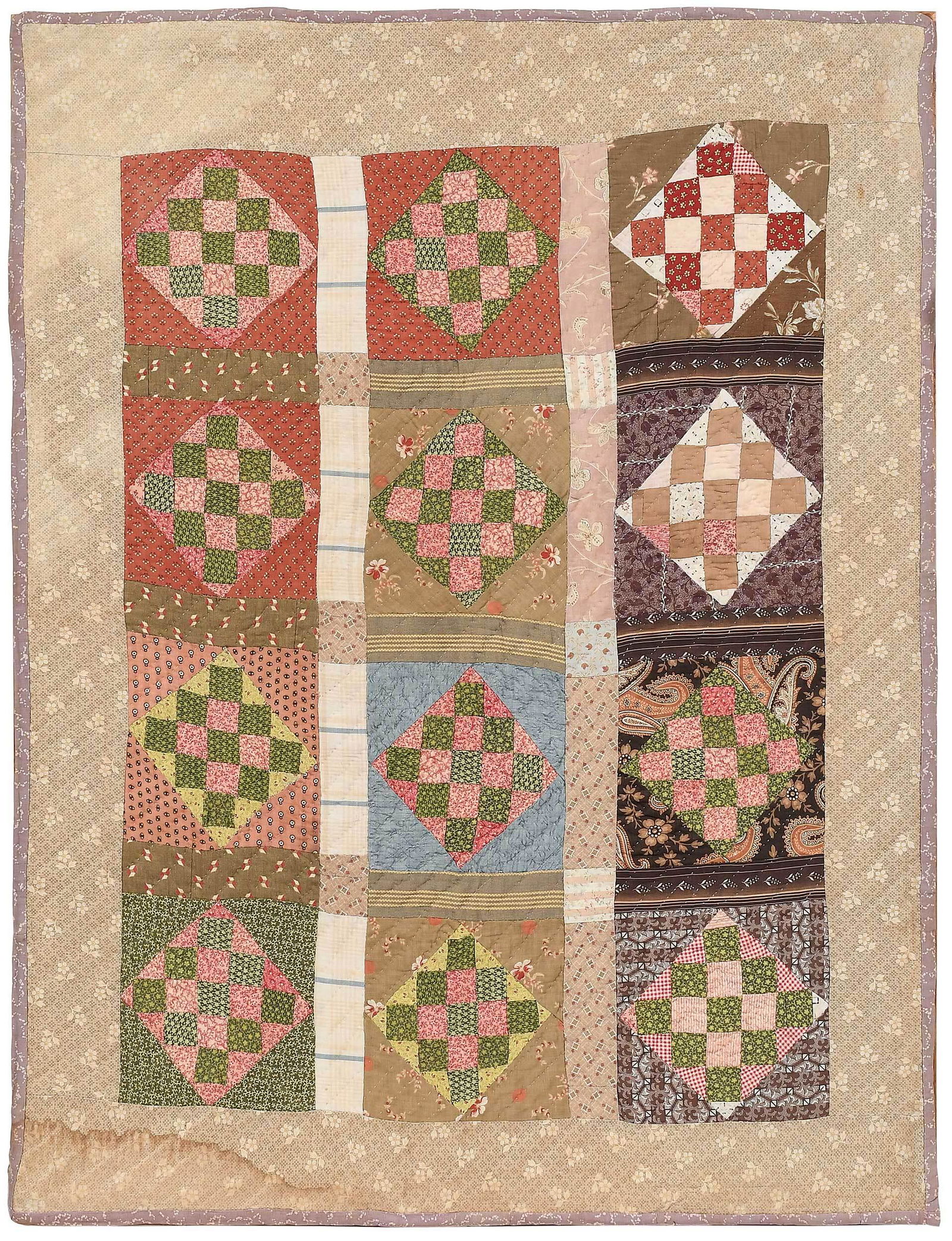 Multi-Patch Crib Quilt (1 of 6)
