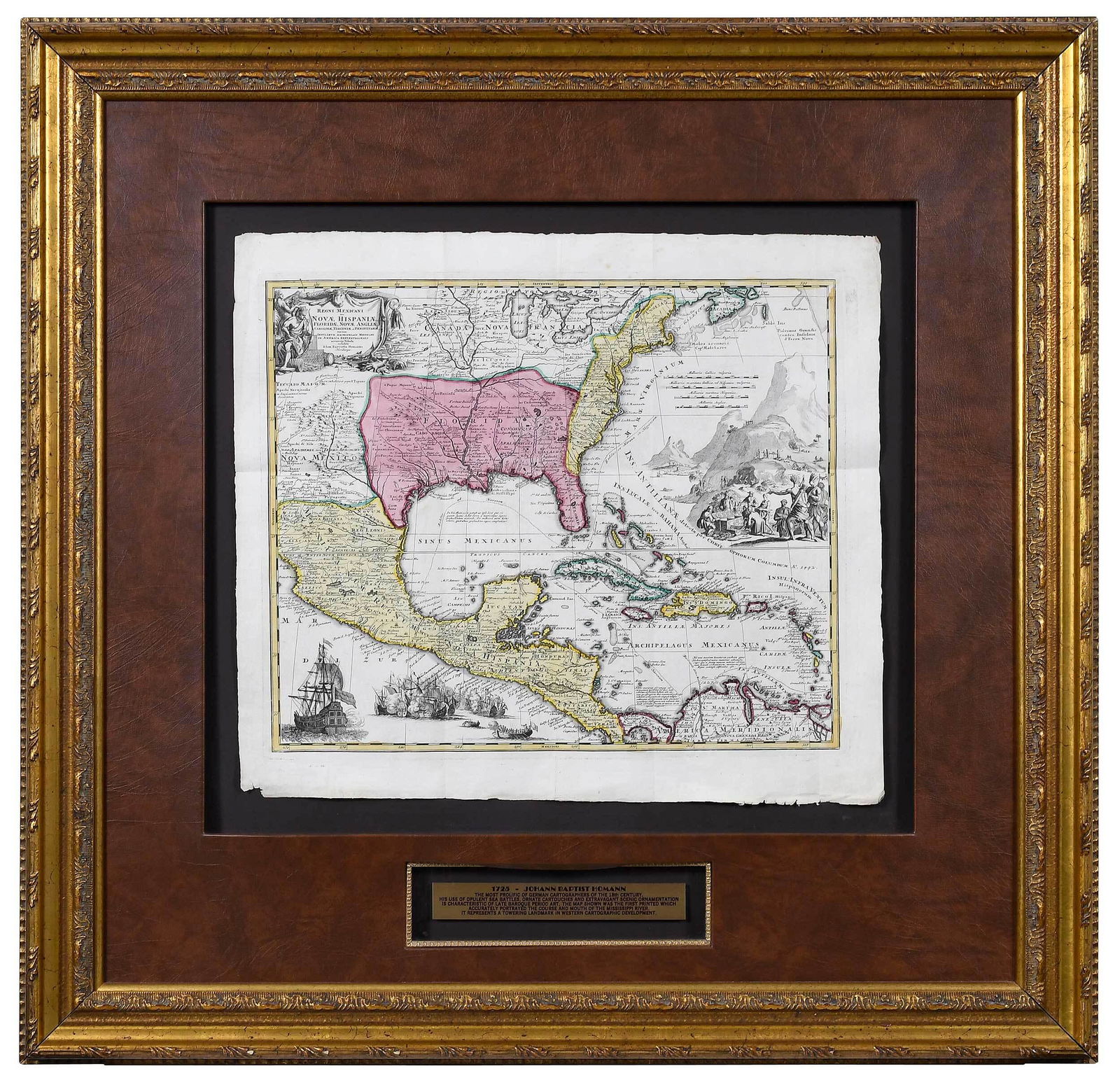 Homann - Map of Mexico and Florida (1 of 4)