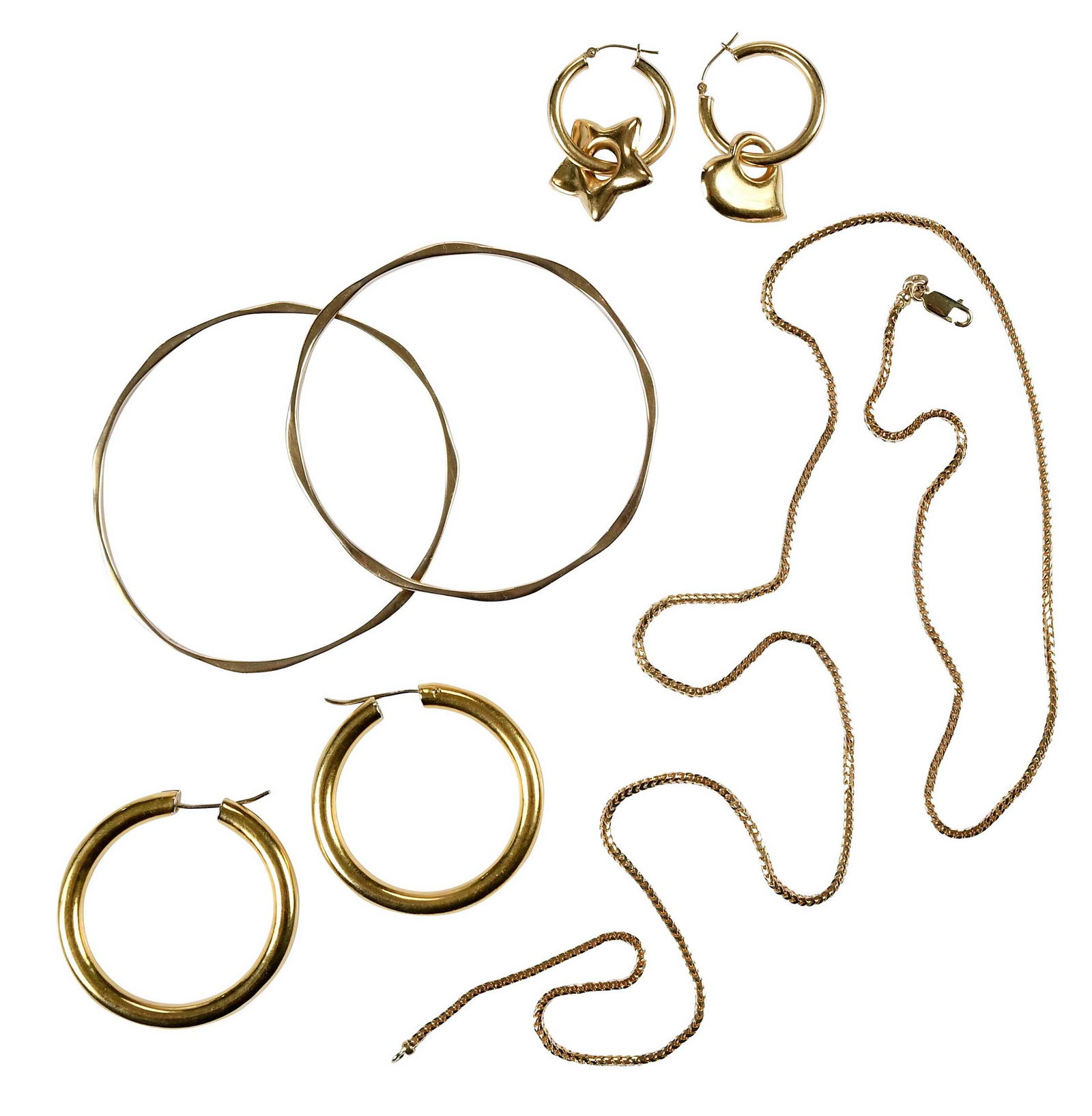Five Pieces Gold Jewelry (1 of 15)