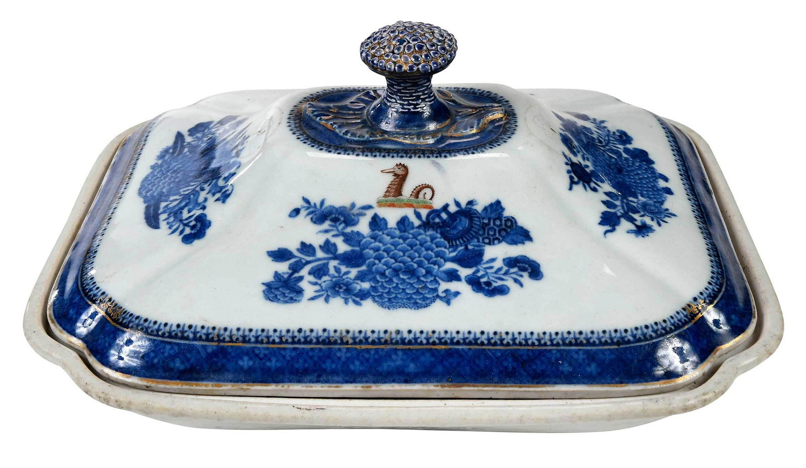 Chinese Export Fitzhugh Porcelain Tureen (1 of 9)