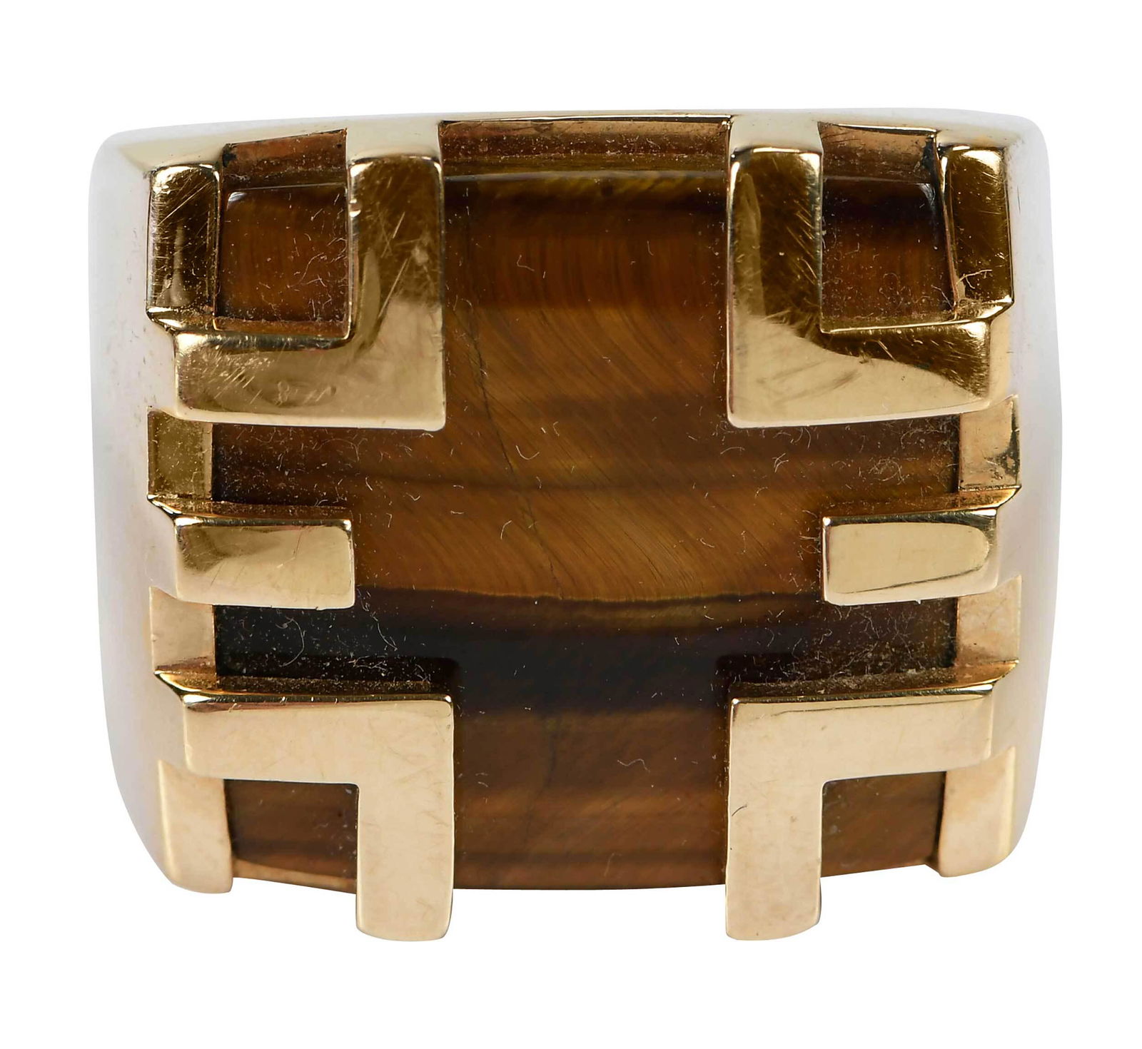 Cartier Tiger's Eye Cage Ring (1 of 11)