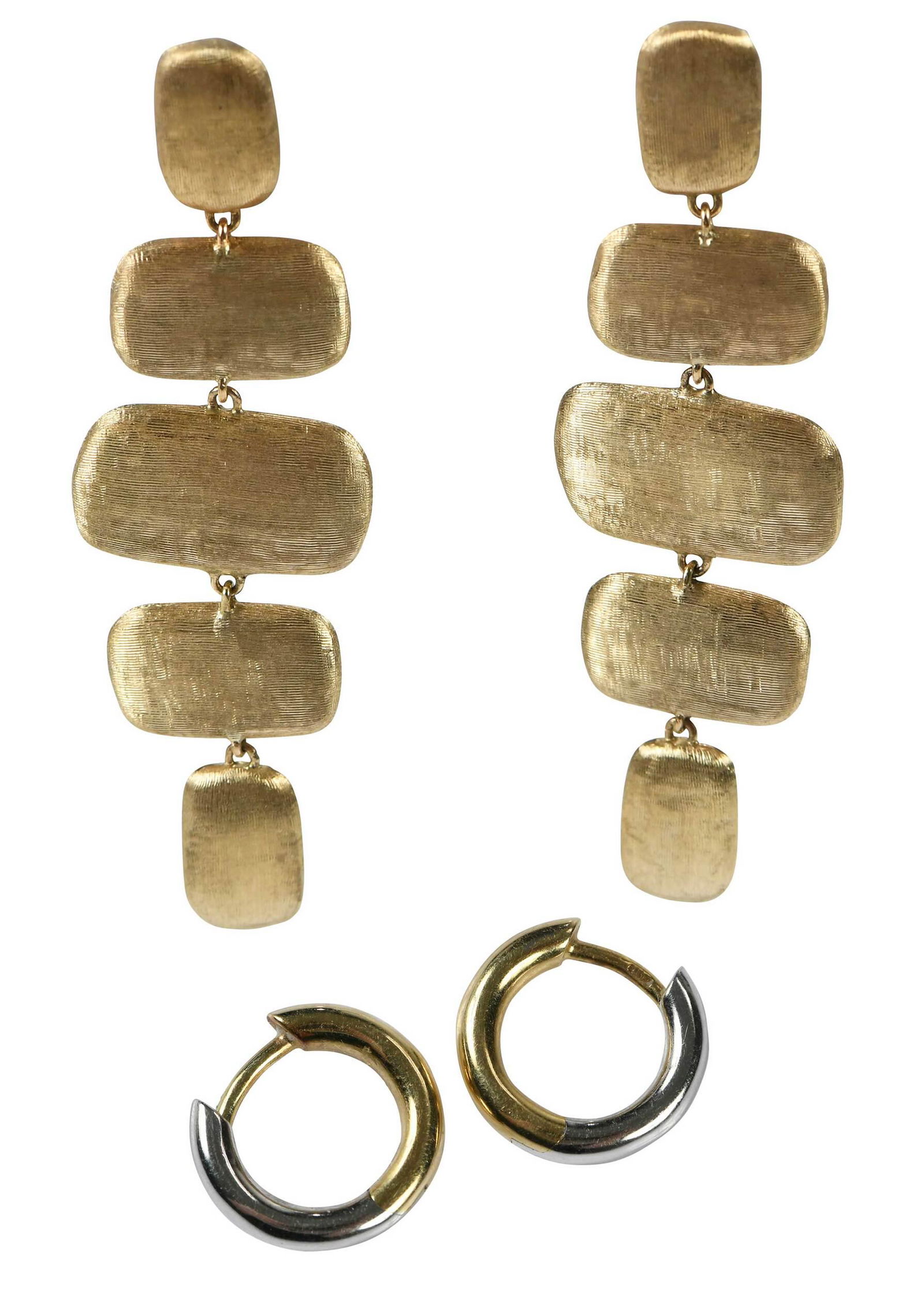 Marco Bicego 18kt. Earrings and 14kt. Hoops (1 of 10)