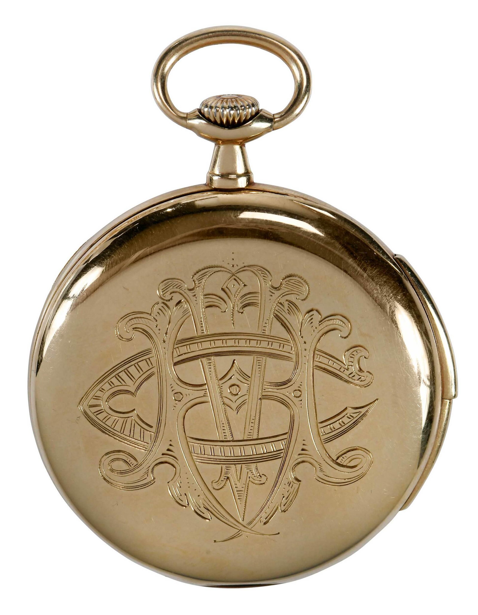Touchon & Co. 14kt. Minute Repeater Pocket Watch (1 of 10)