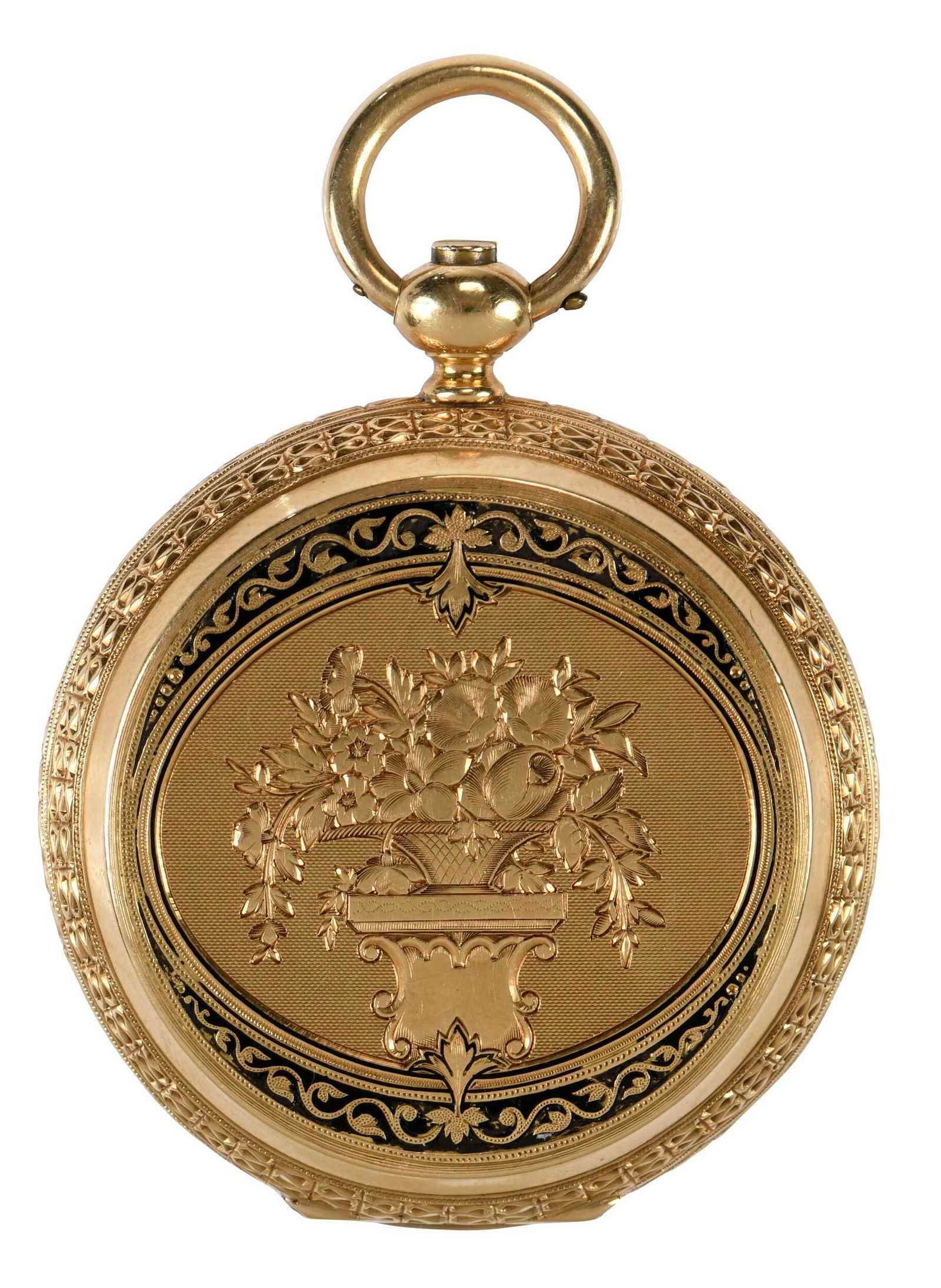 Jacot 18kt. Pocket Watch (1 of 9)